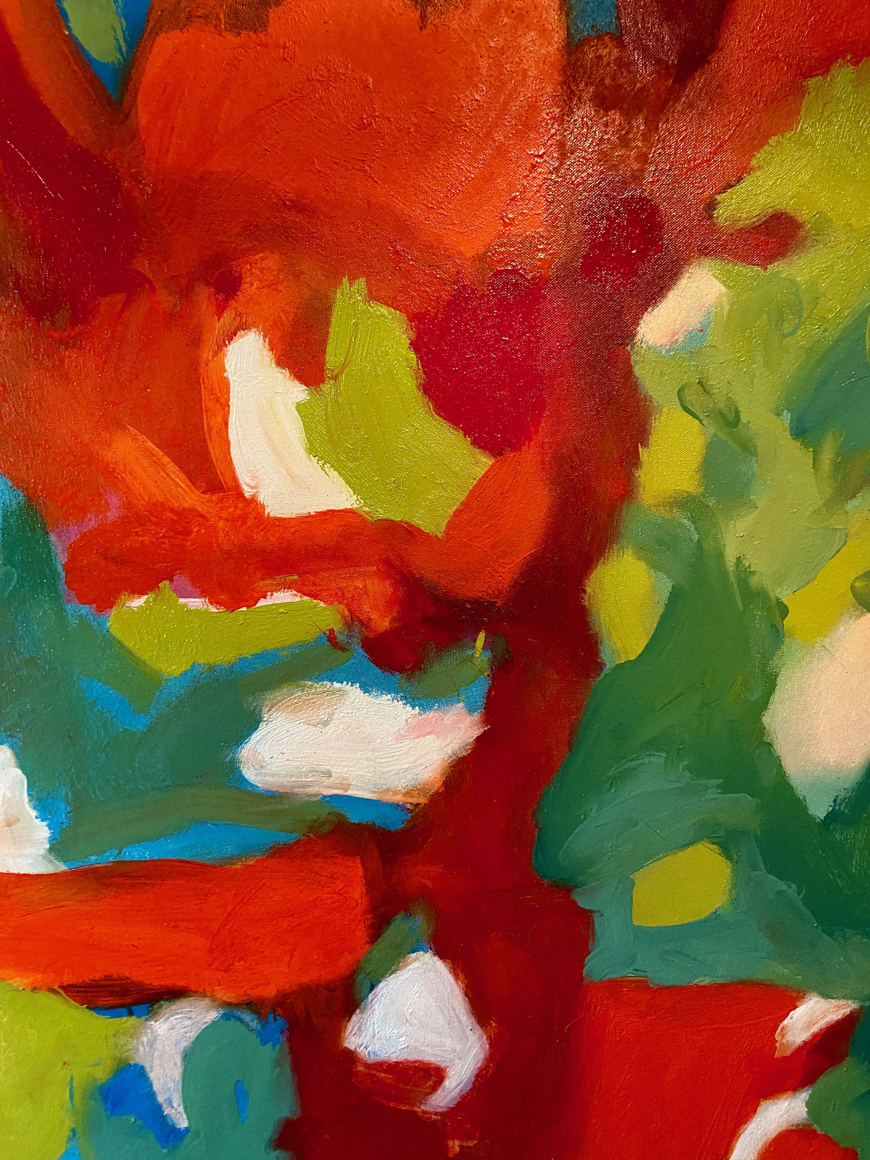 Amore costante, Pittura, Olio su tela - Painting Astratto di Steven Miller