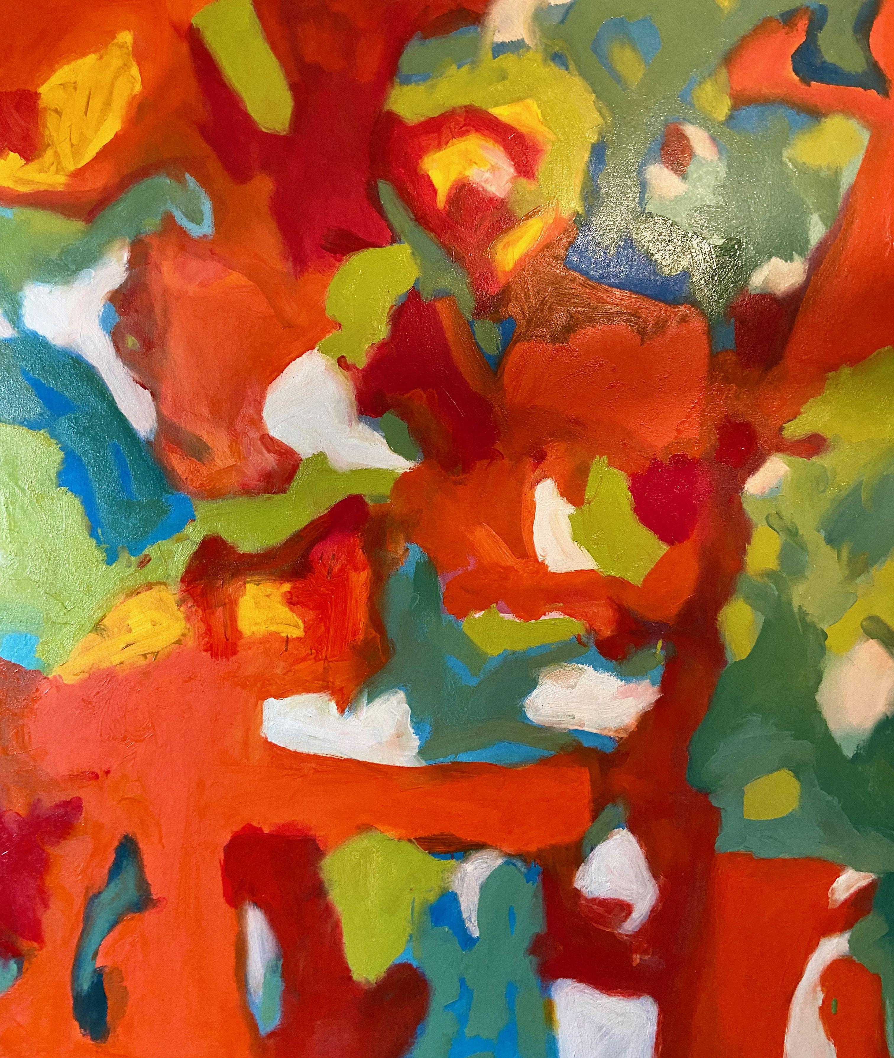 Abstract Painting di Steven Miller - Amore costante, Pittura, Olio su tela
