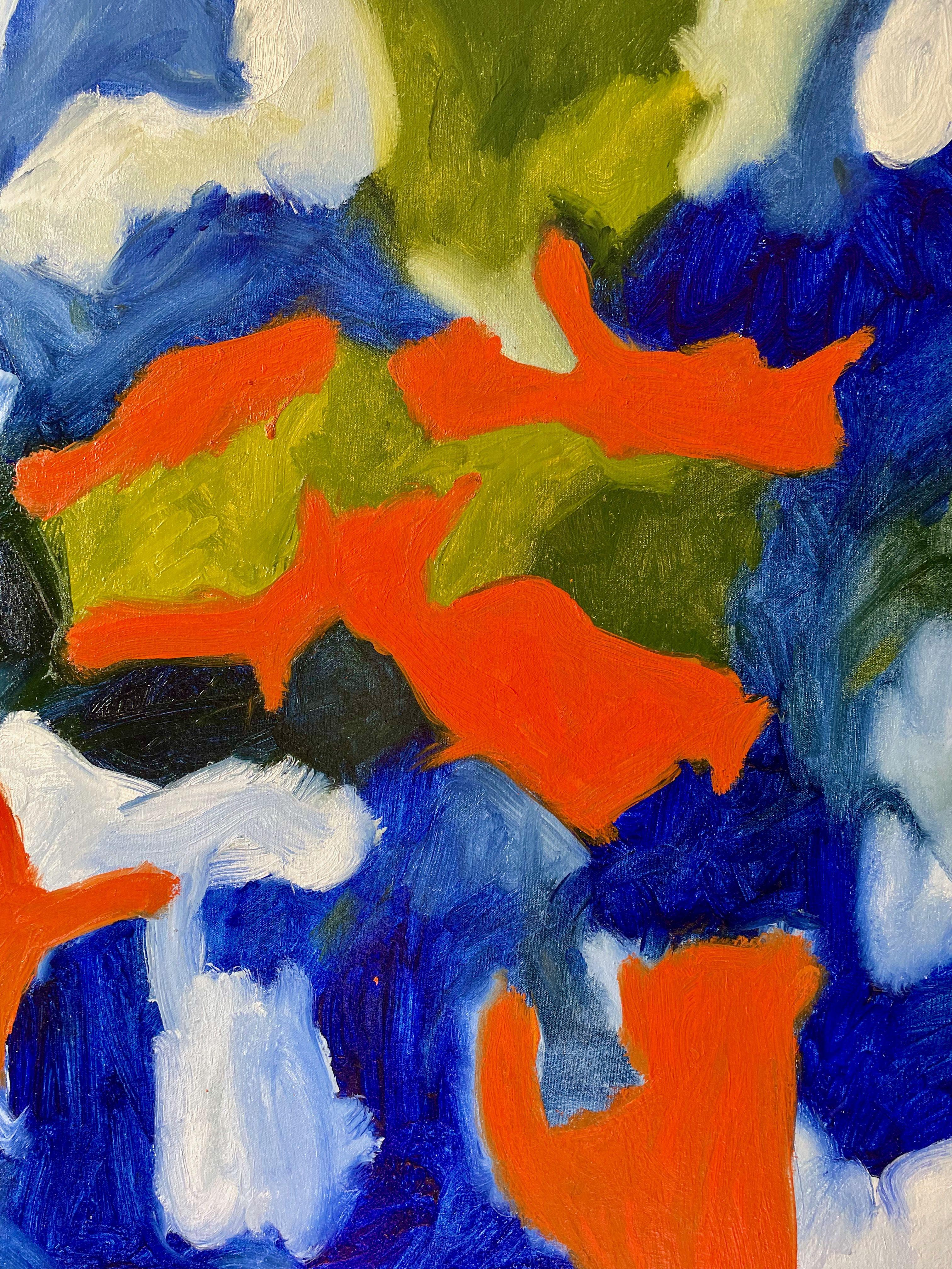 Kupferstich, Gemälde, Öl auf Leinwand – Painting von Steven Miller