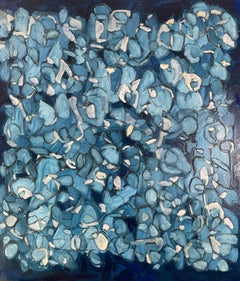 Sueño azul profundo III, Pintura, Óleo sobre lienzo