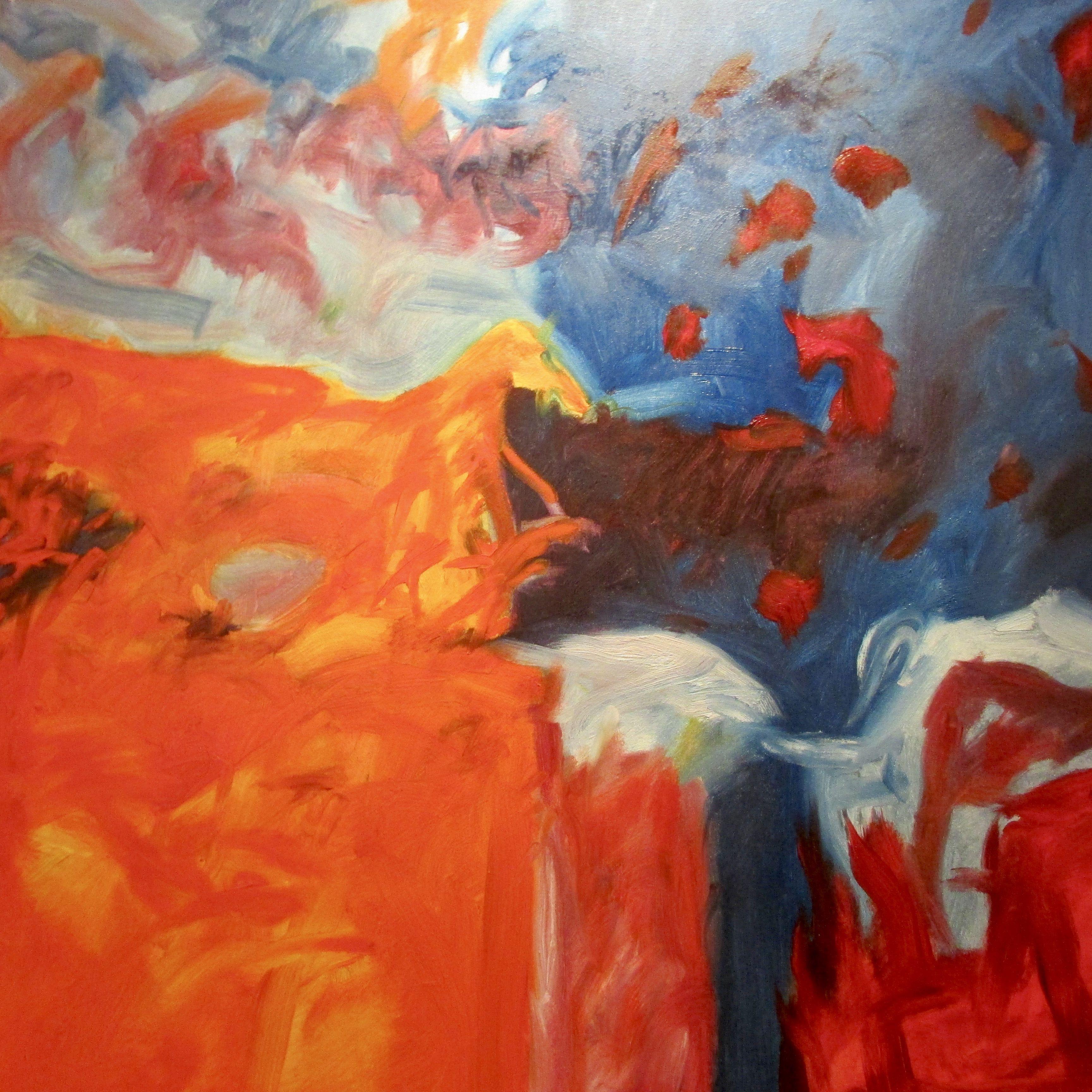Steven Miller Abstract Painting - Did U C It 2?, Painting, Oil on Canvas