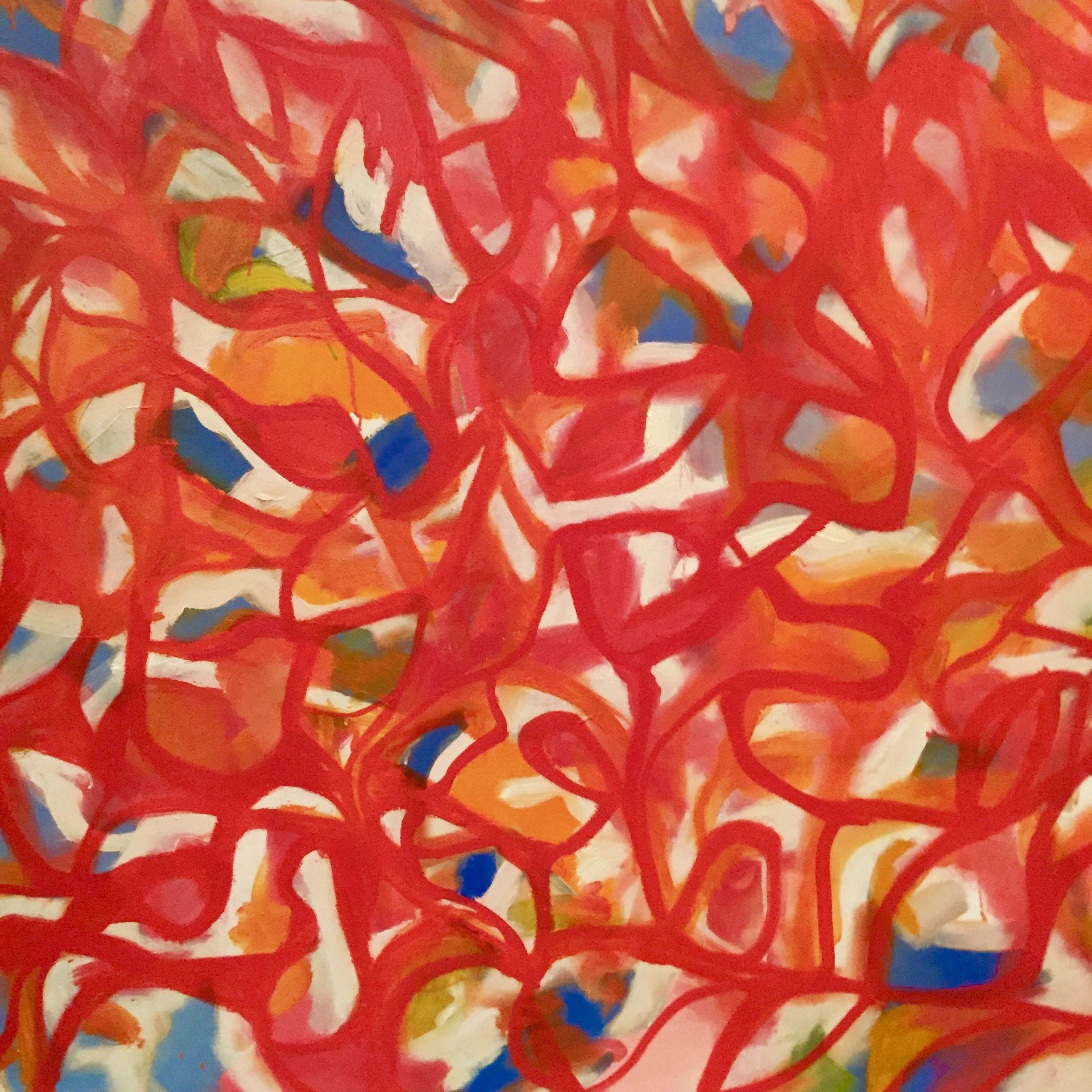Abstract Painting di Steven Miller - Ogni volta, Pittura, Olio su tela