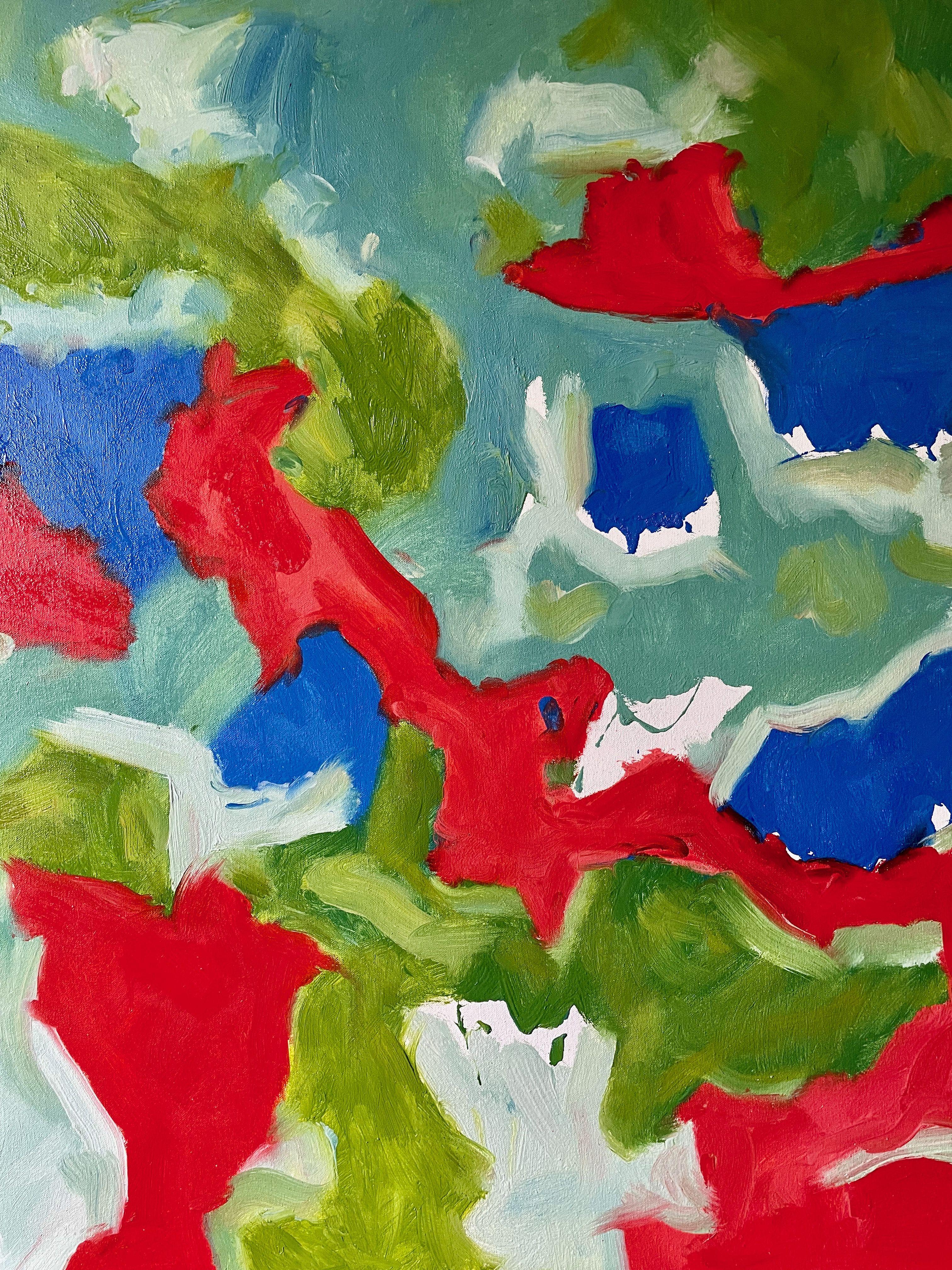 Abstract Painting di Steven Miller - Vedetta, Pittura, Olio su tela