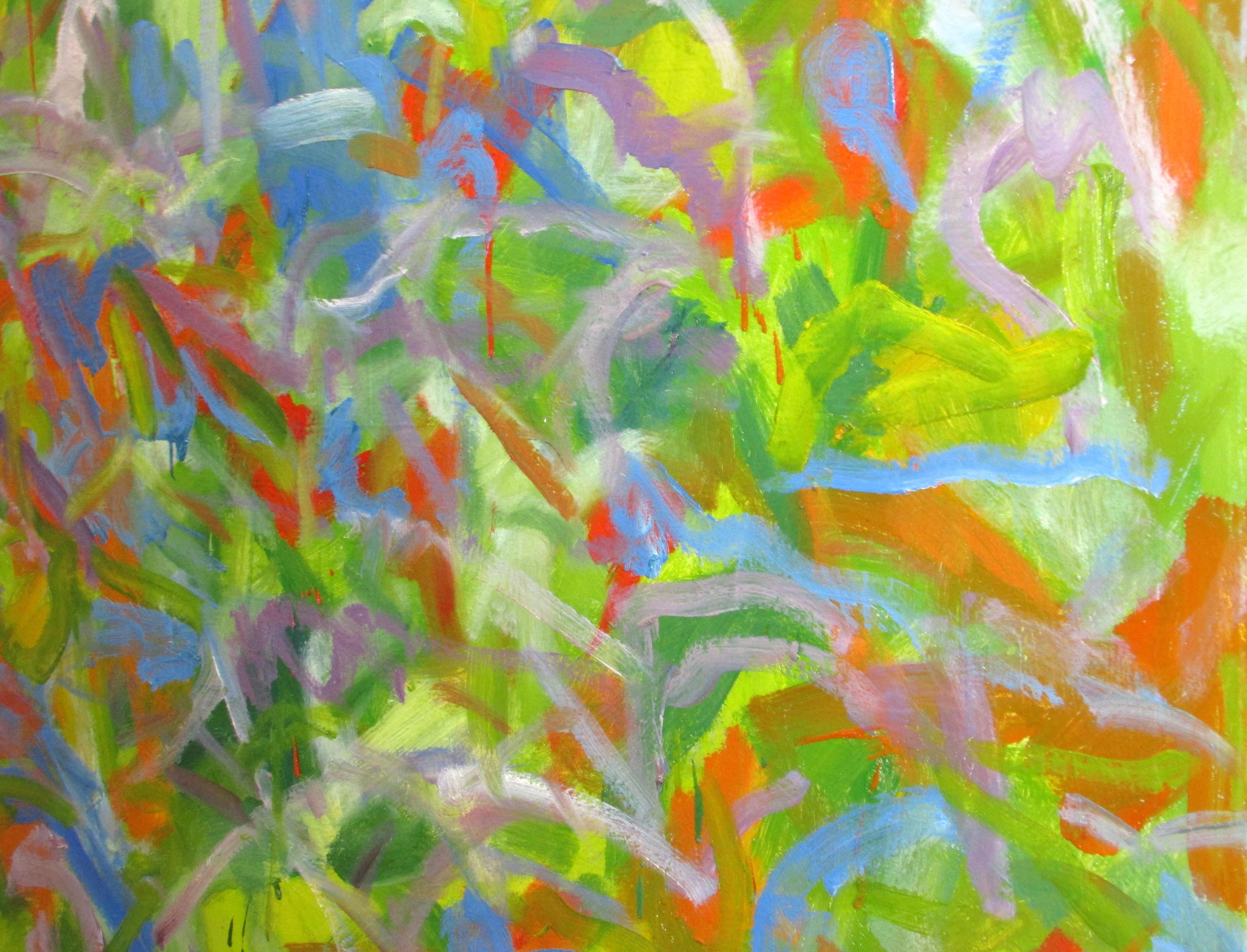 Le rêve de Monet, peinture, huile sur toile - Painting de Steven Miller