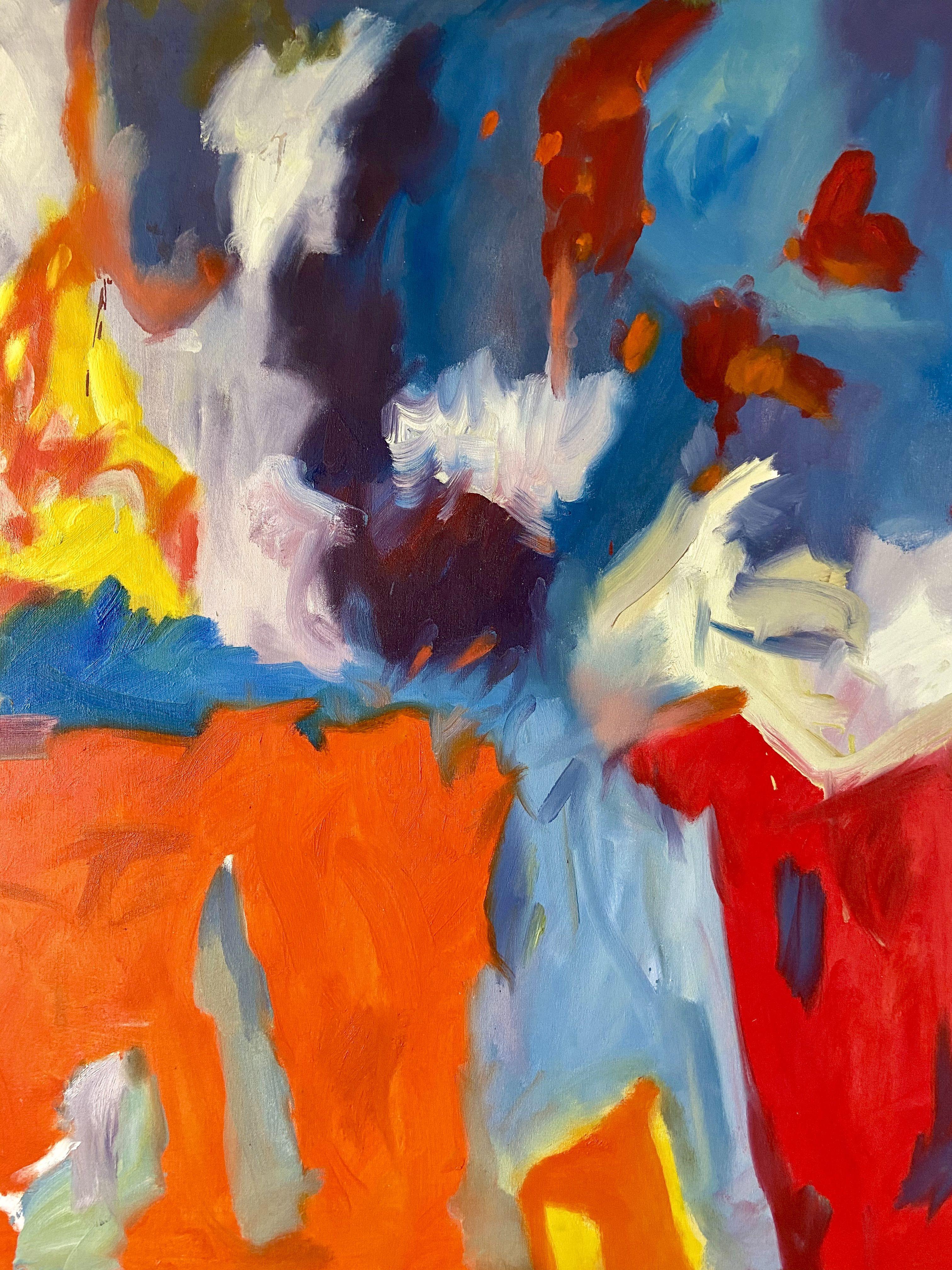 My abstract paintings are all about creating excitement for the viewer through concentrated exploration. Each painting is inspired by nature, travels, or imagination and created to embody immediate impact and lasting power. It is about creating a