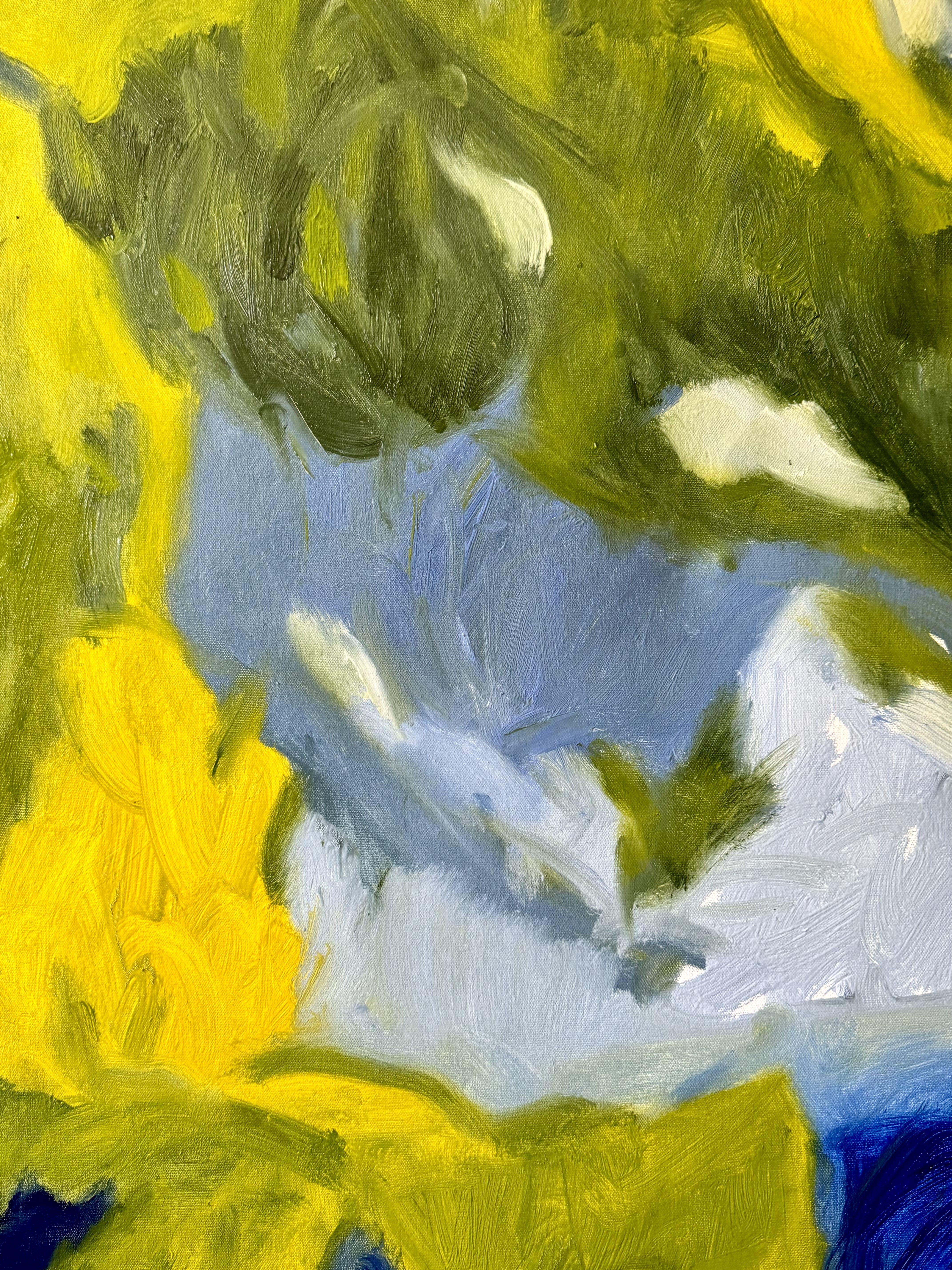 Non egocentrico, Pittura, Olio su tela - Painting Contemporaneo di Steven Miller