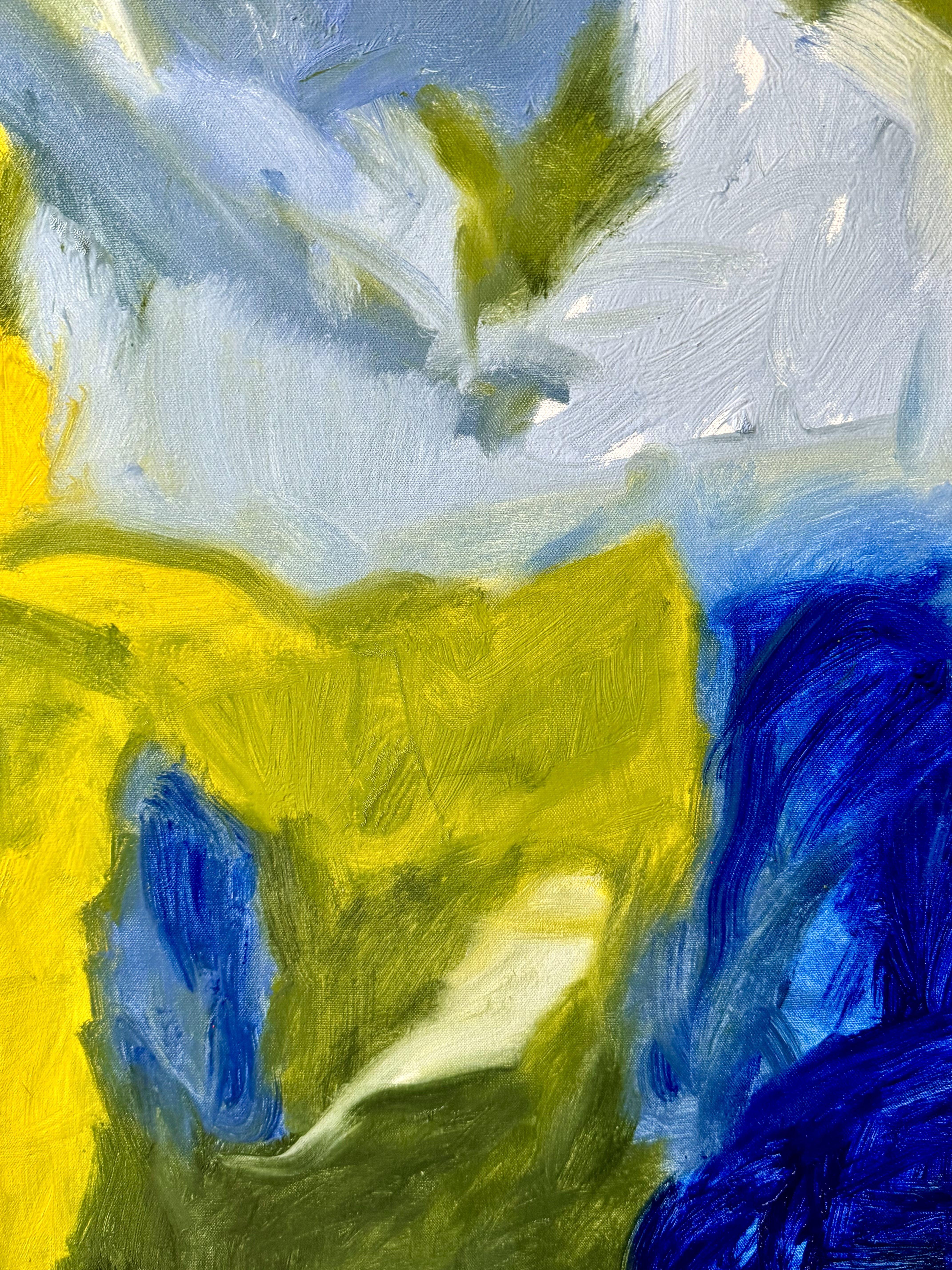 Non egocentrico, Pittura, Olio su tela in vendita 1