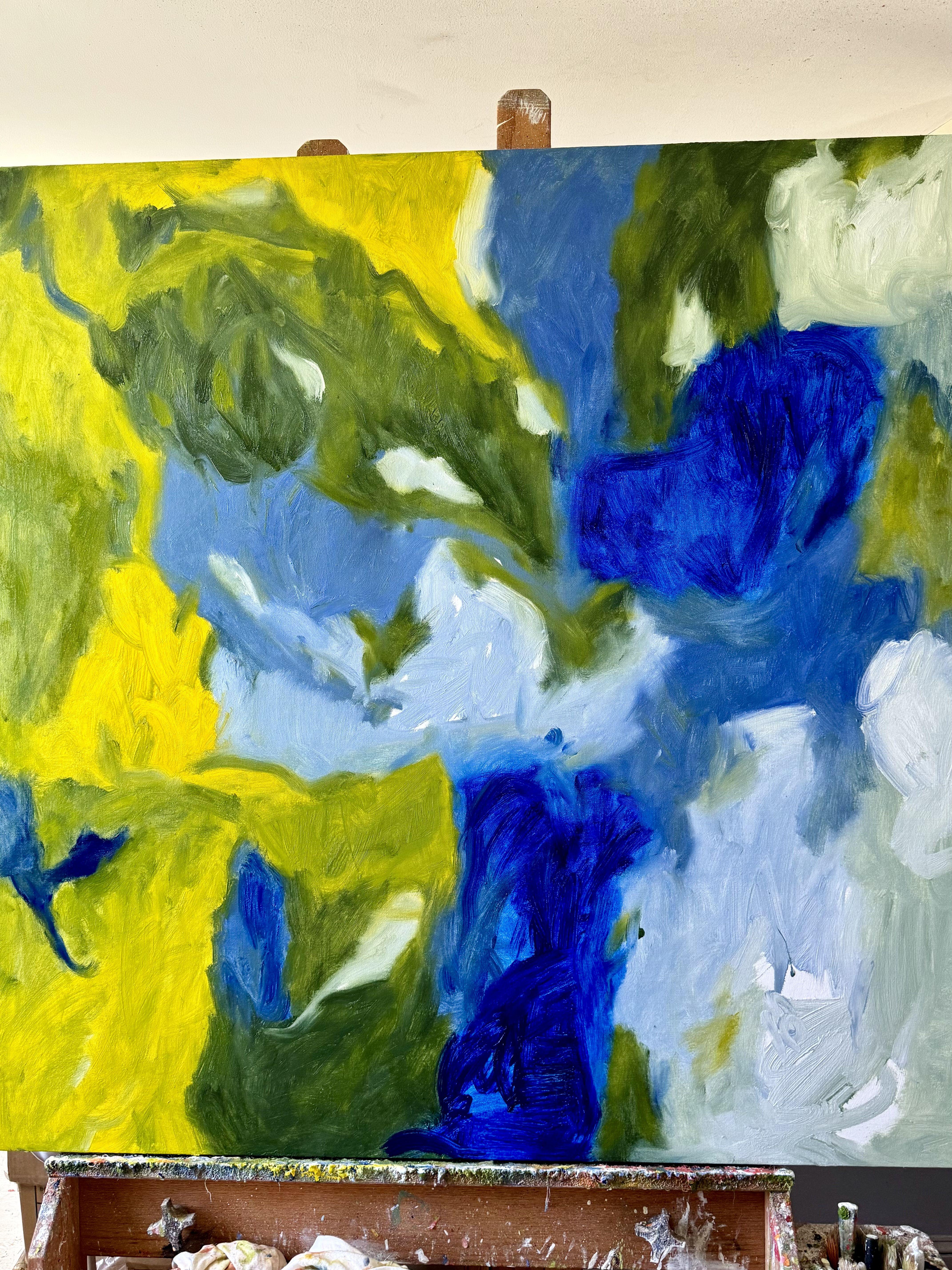 Non egocentrico, Pittura, Olio su tela in vendita 2