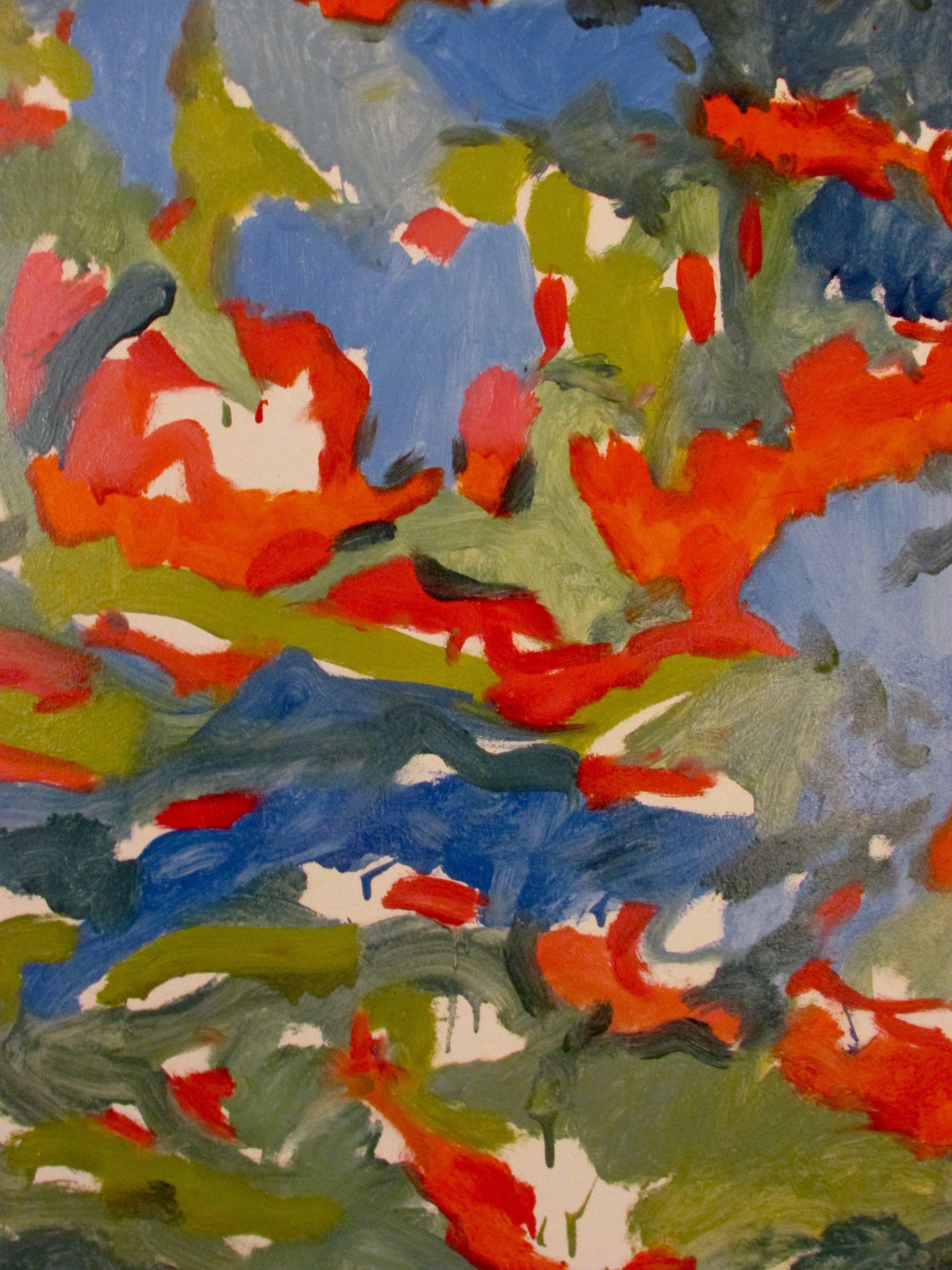 Peinture, huile sur toile « Not Strangers » (Nos Strangers)
