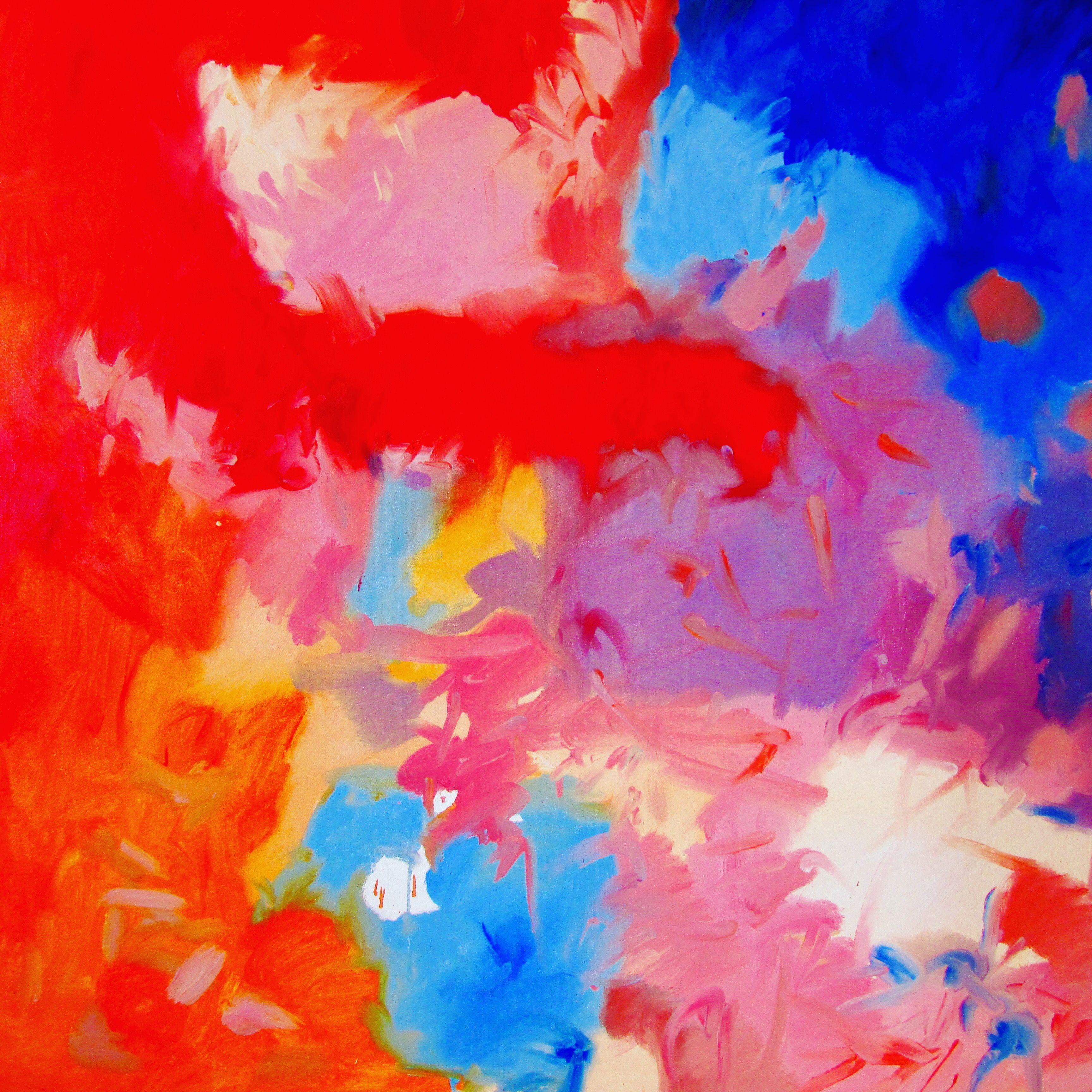 Abstract Painting di Steven Miller - Non la tempesta, Pittura, Olio su tela