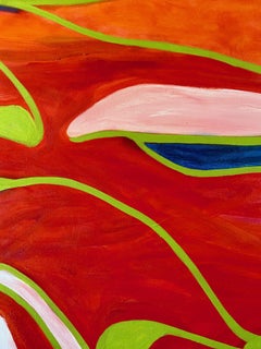 Red Sahara, Painting, Oil on Canvas