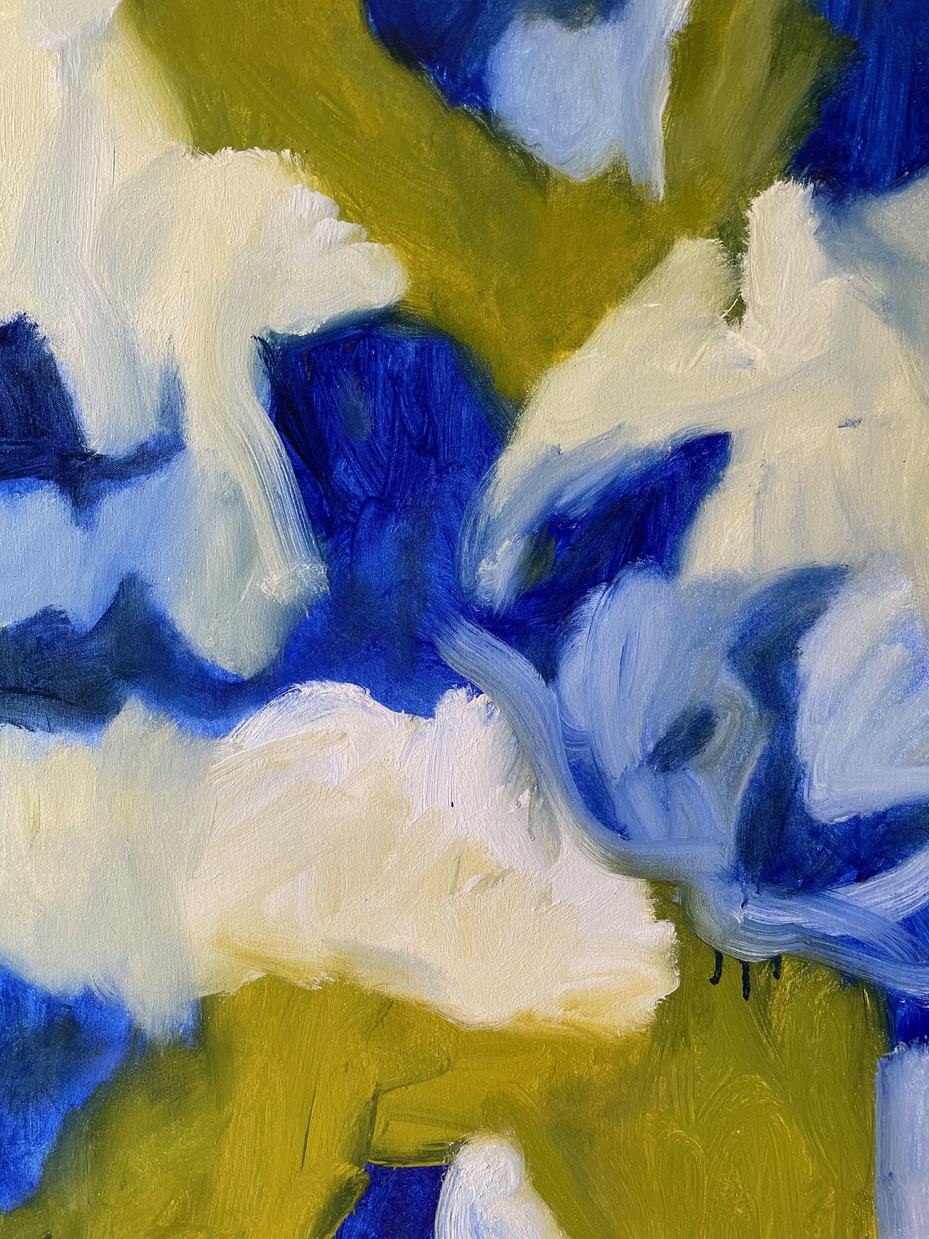 Peinture - « Running With The Wind », huile sur toile - Contemporain Painting par Steven Miller