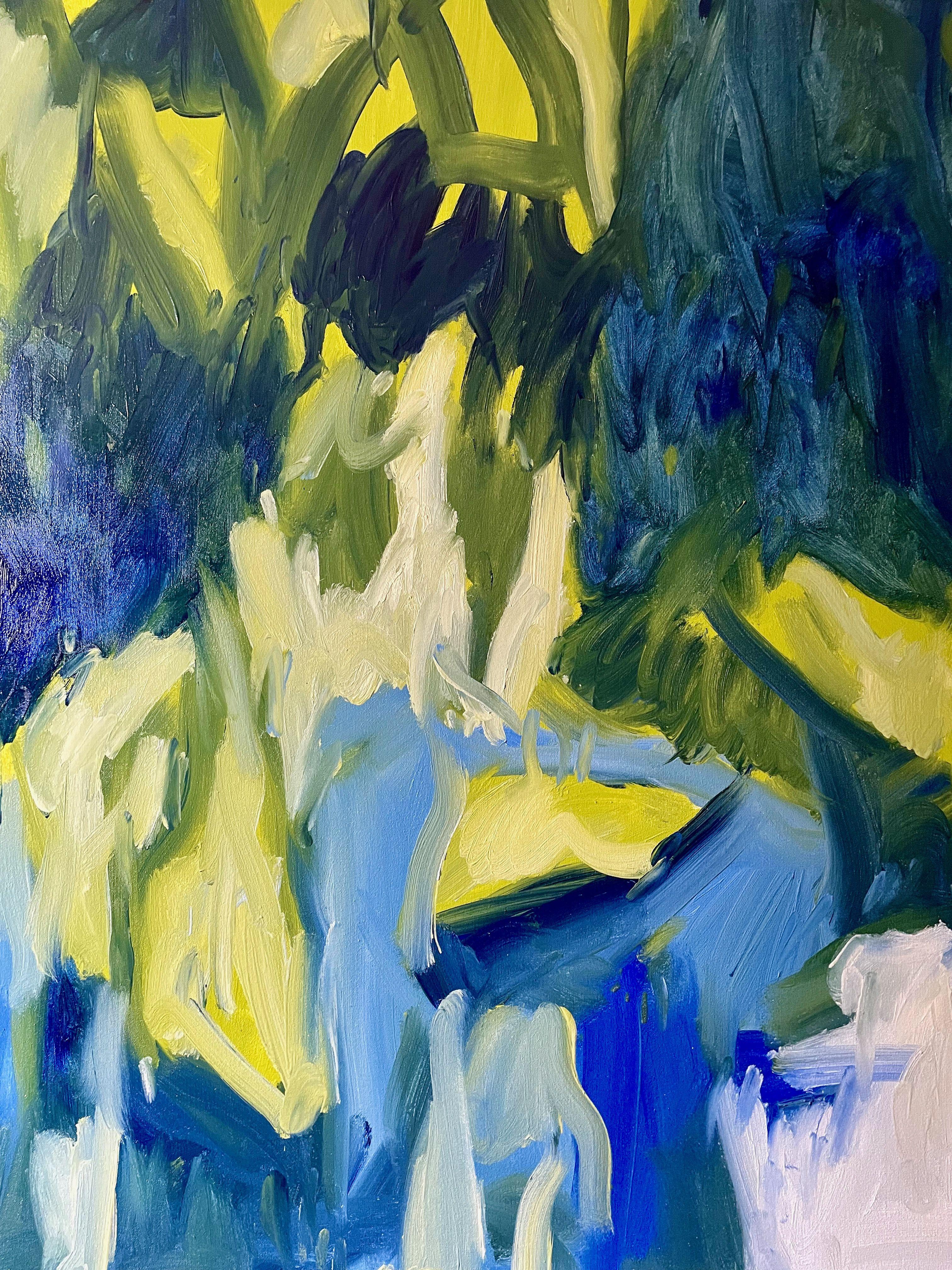 Steven Miller Abstract Painting - Smoother, Painting, Oil on Canvas
