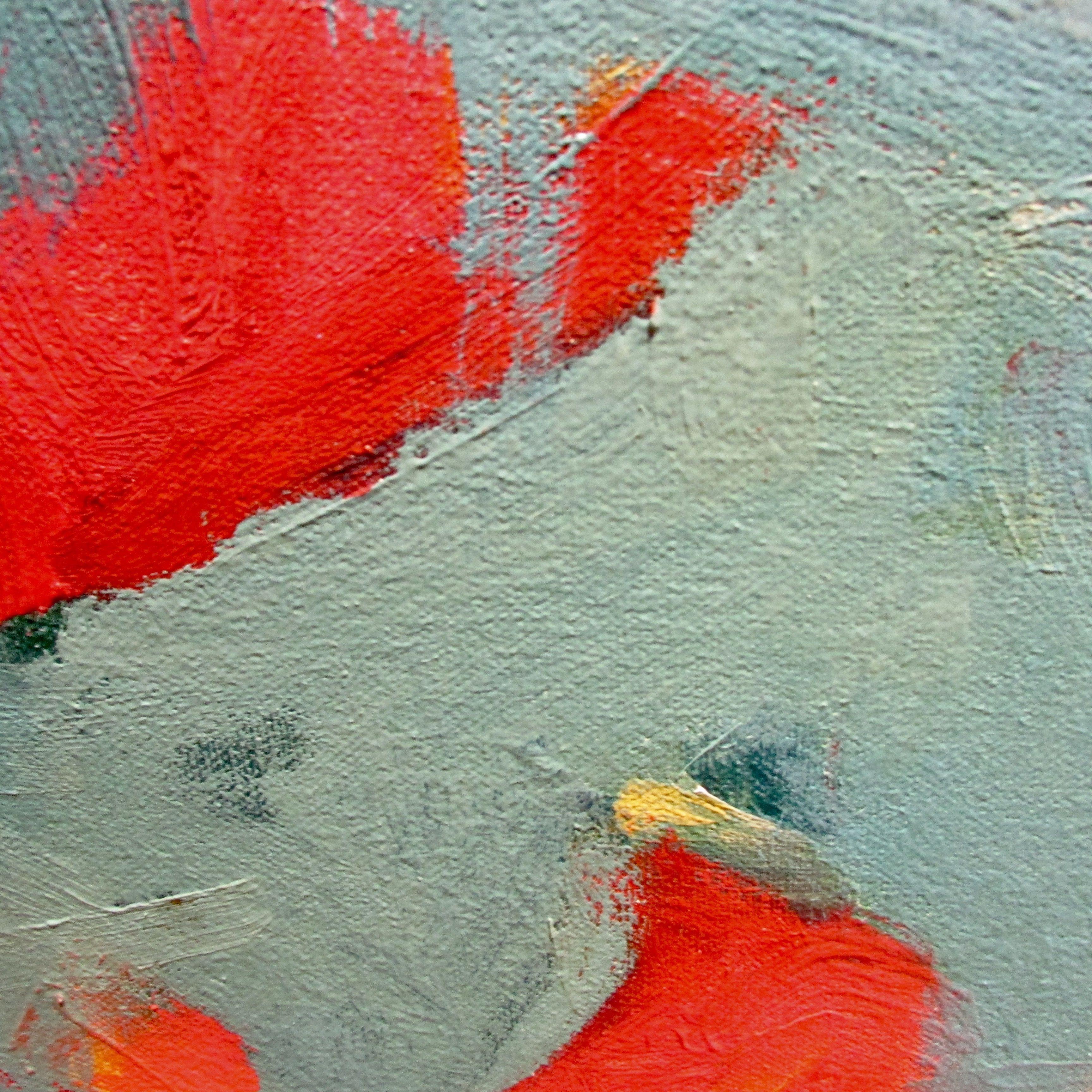 Así somos todos, Pintura, Óleo sobre lienzo - Painting Abstracto de Steven Miller