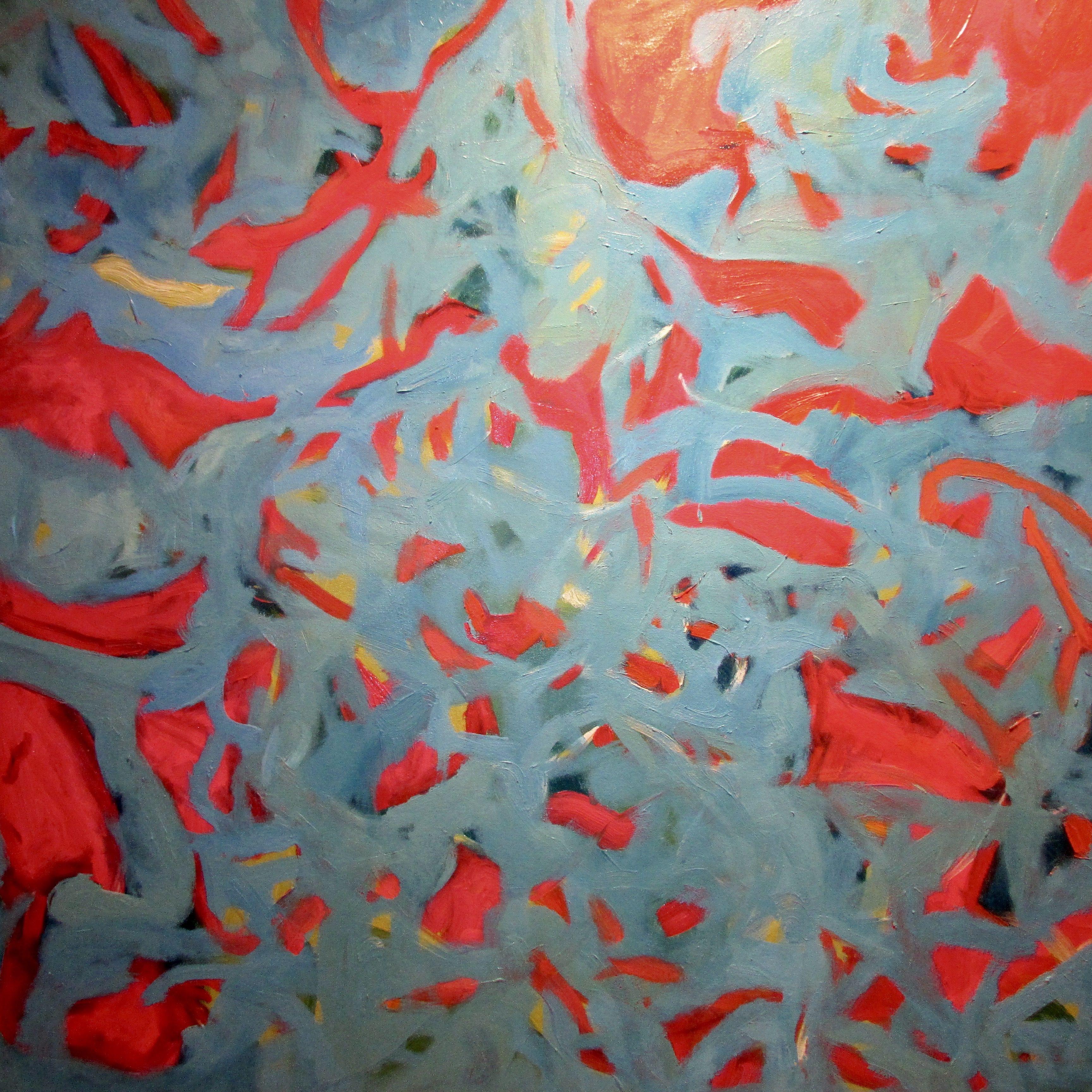 Abstract Painting de Steven Miller - Así somos todos, Pintura, Óleo sobre lienzo