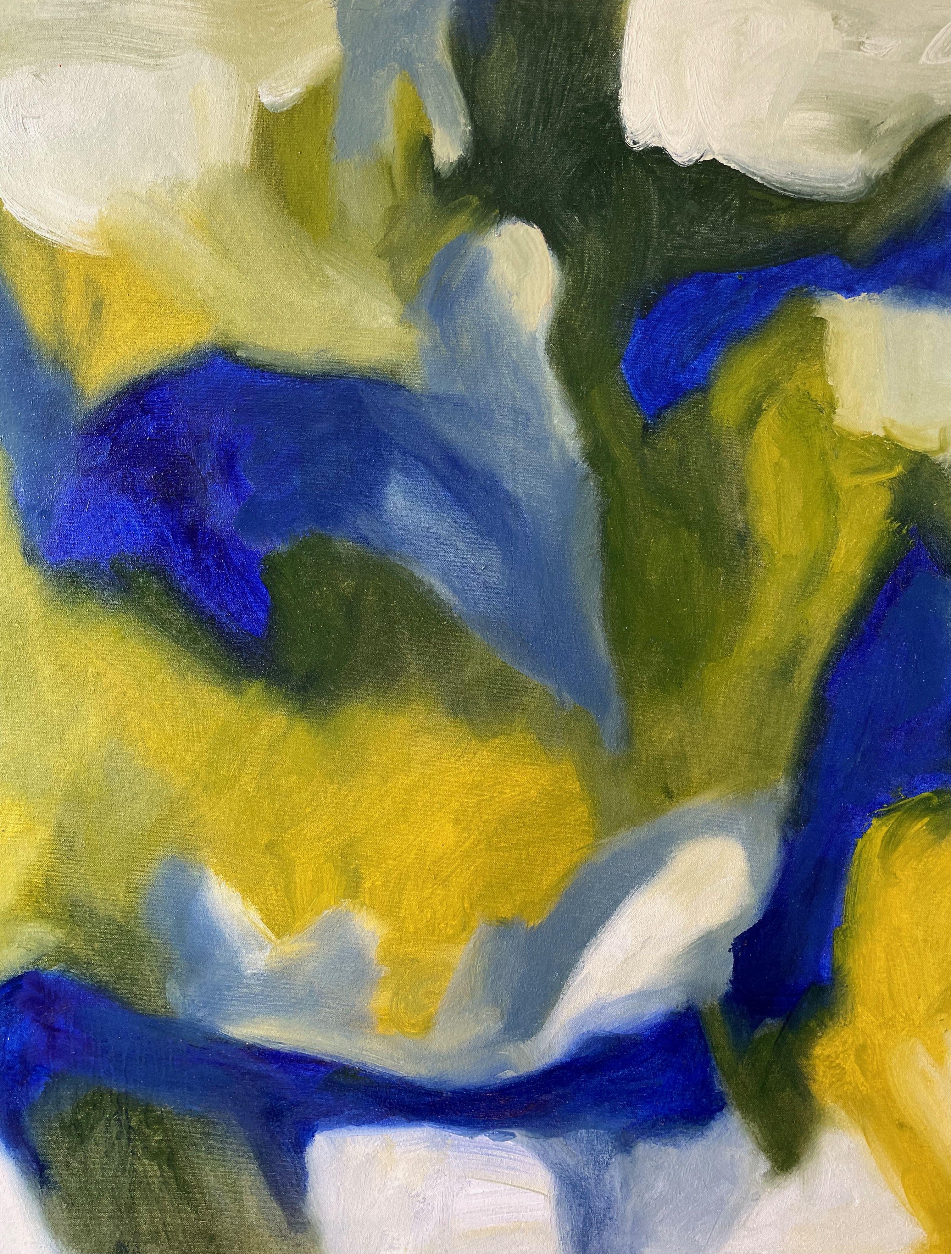Abstract Painting di Steven Miller - Il sogno facile, Pittura, Olio su tela