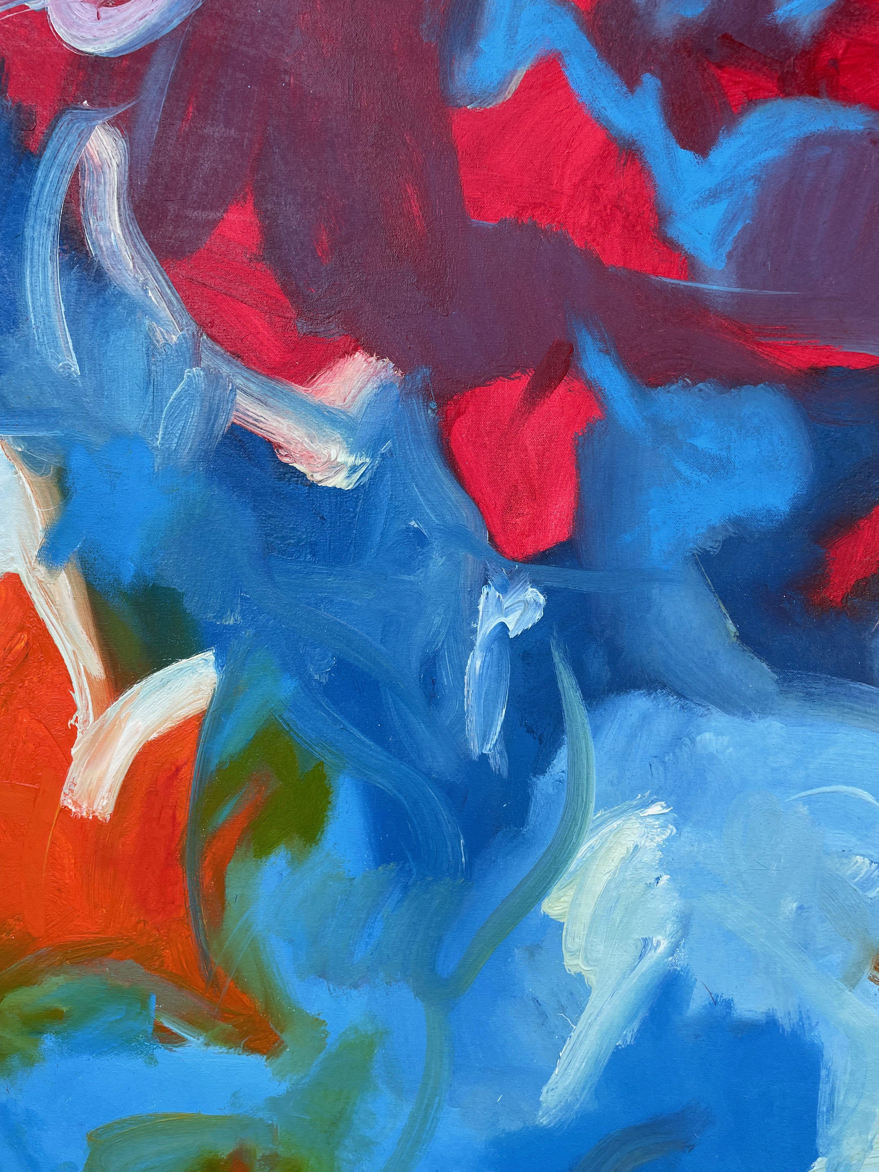 The Flight, Painting, Oil on Canvas For Sale 2