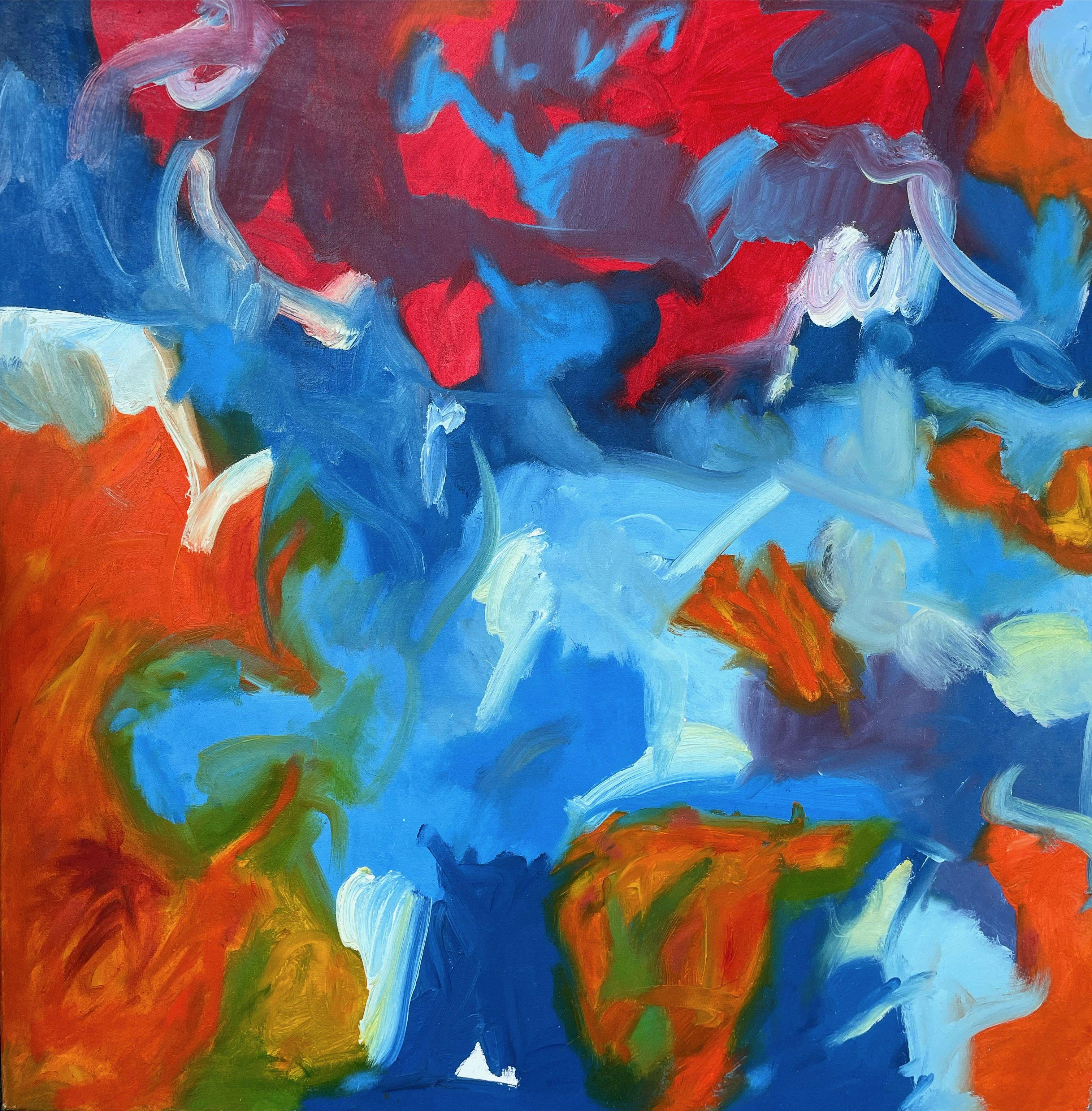 Oil on canvas inspired by natural elements and sculptural influences. My abstract paintings are all about creating excitement for the viewer through concentrated exploration. Each painting is inspired by nature, travels, or imagination and created