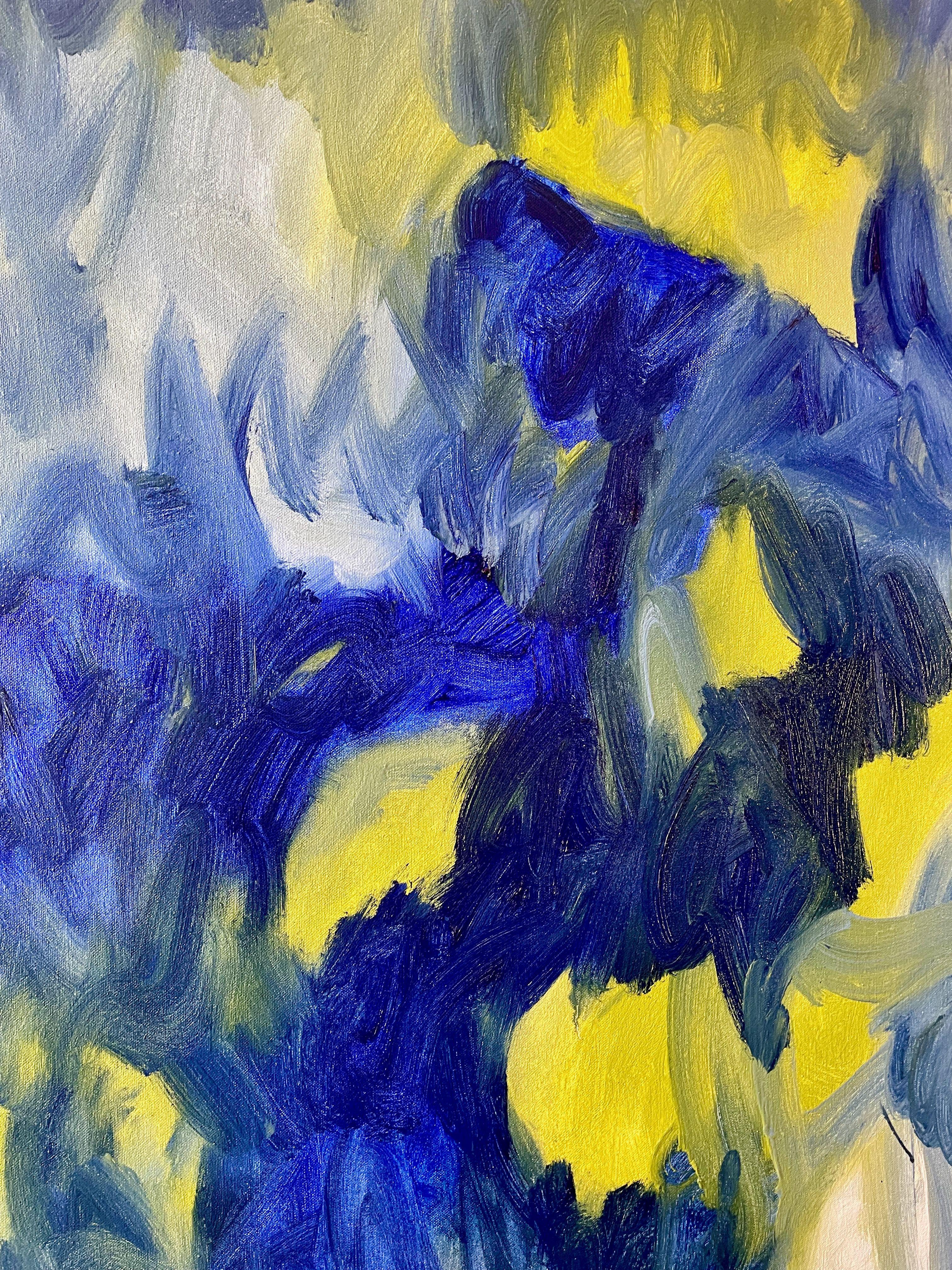 Il flusso, Pittura, Olio su tela - Painting Contemporaneo di Steven Miller