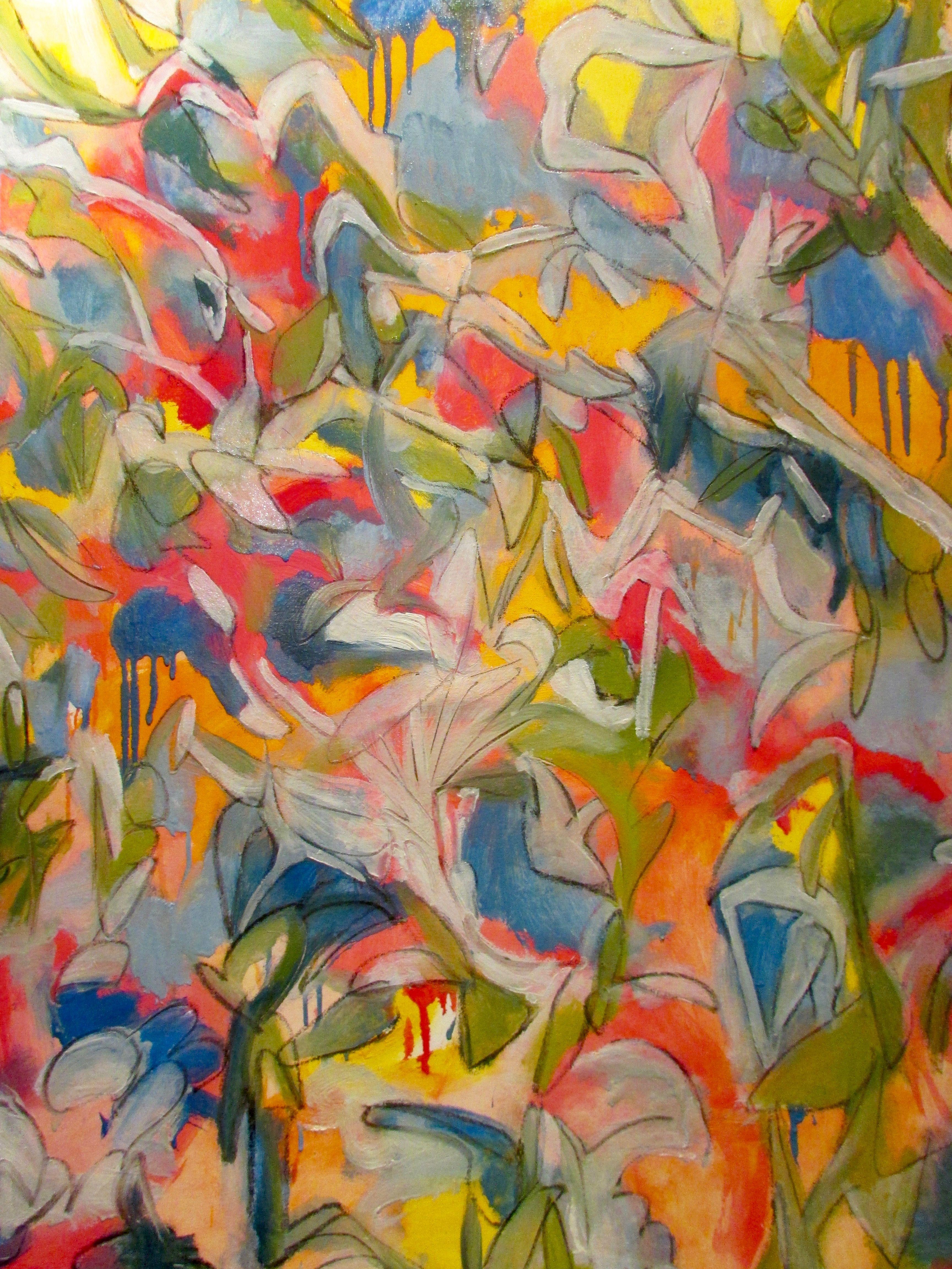 The Garden is Love, peinture, huile sur toile - Painting de Steven Miller