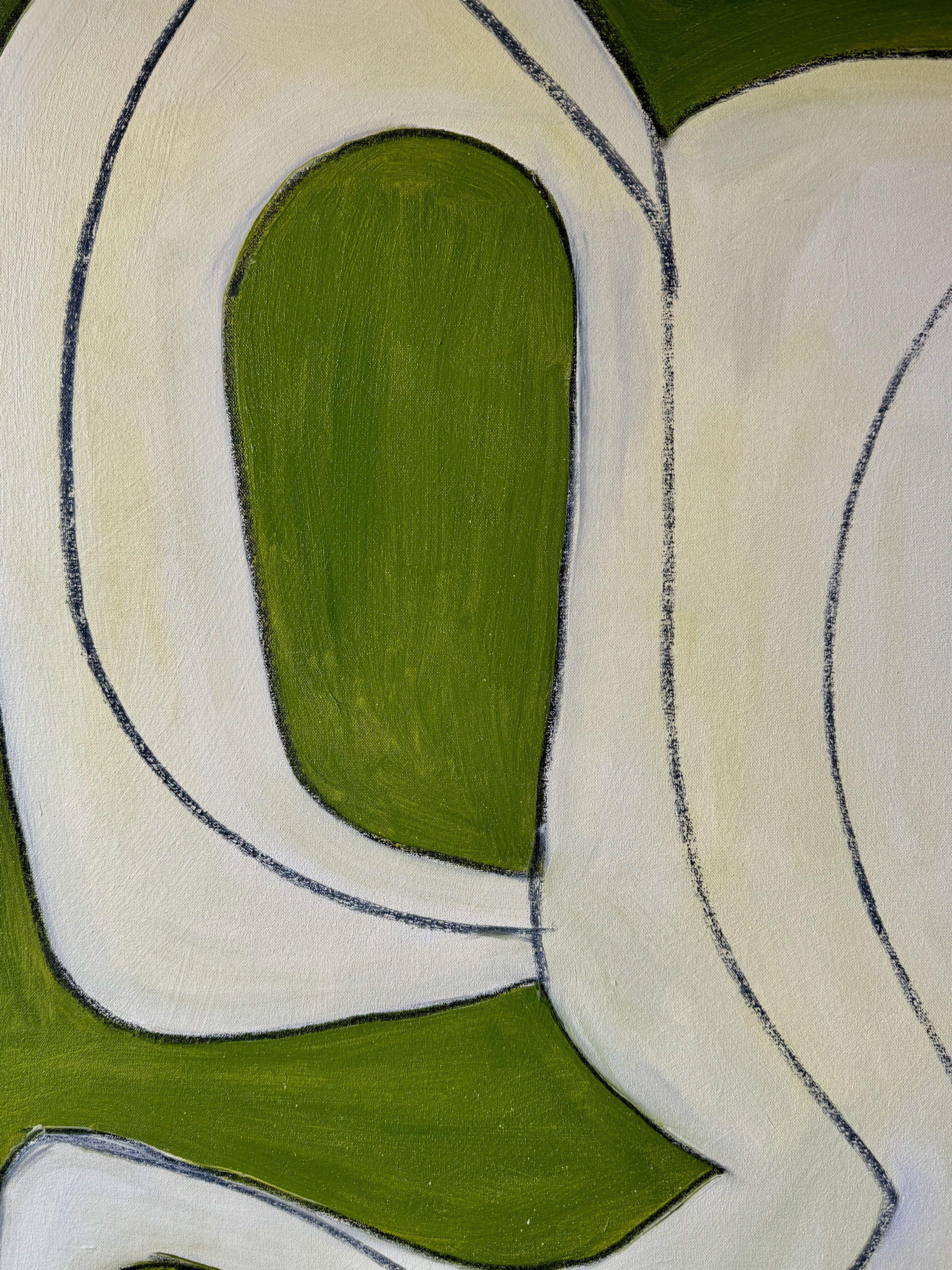 The Green Equation 1, Gemälde, Öl auf Leinwand (Zeitgenössisch), Painting, von Steven Miller