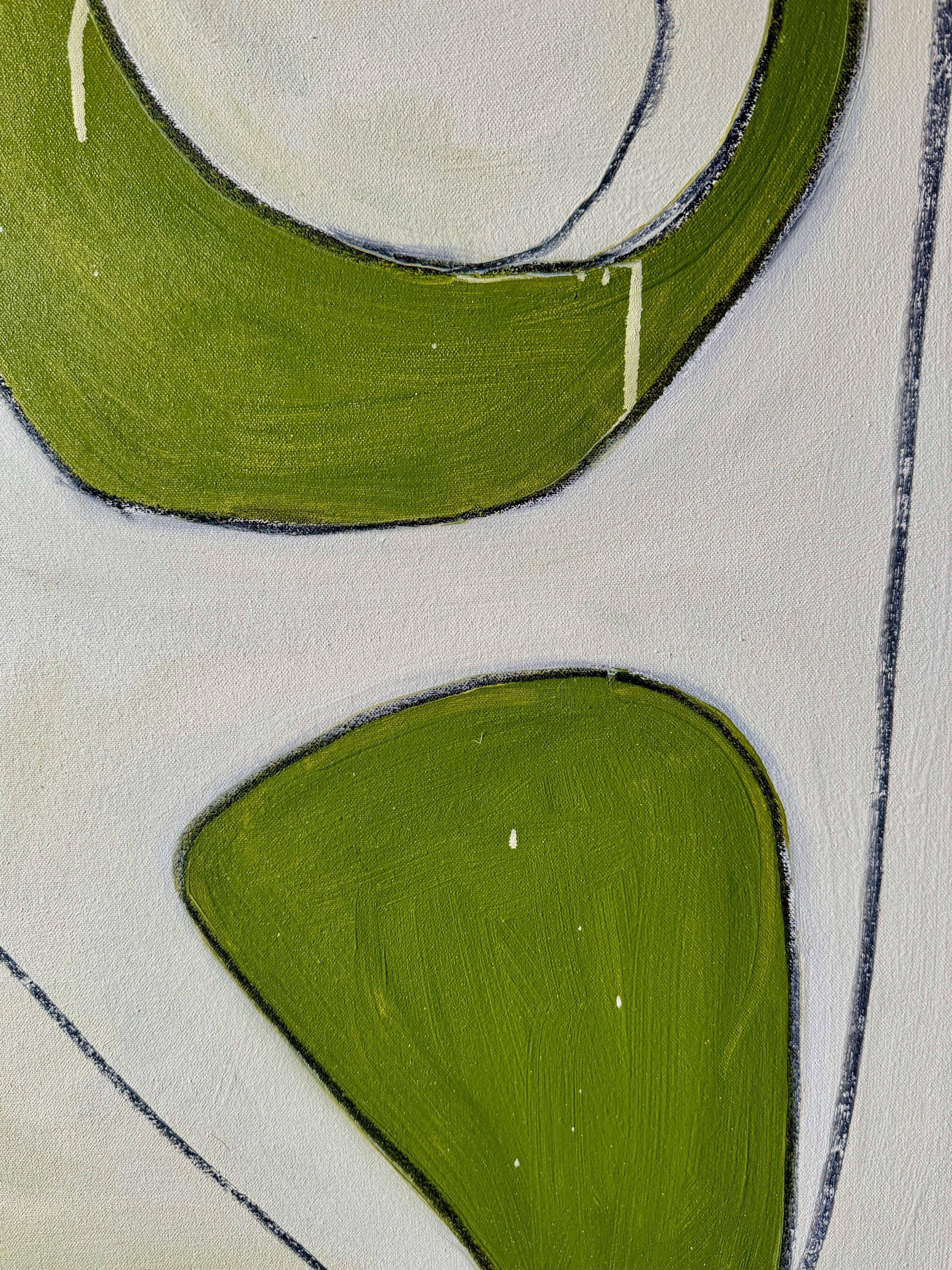 The Green Equation 1, Gemälde, Öl auf Leinwand im Angebot 1