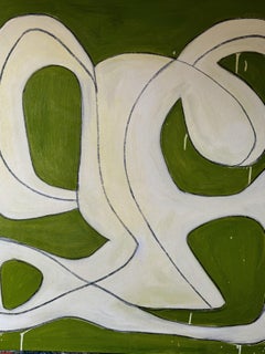 The Green Equation 1, Painting, Oil on Canvas