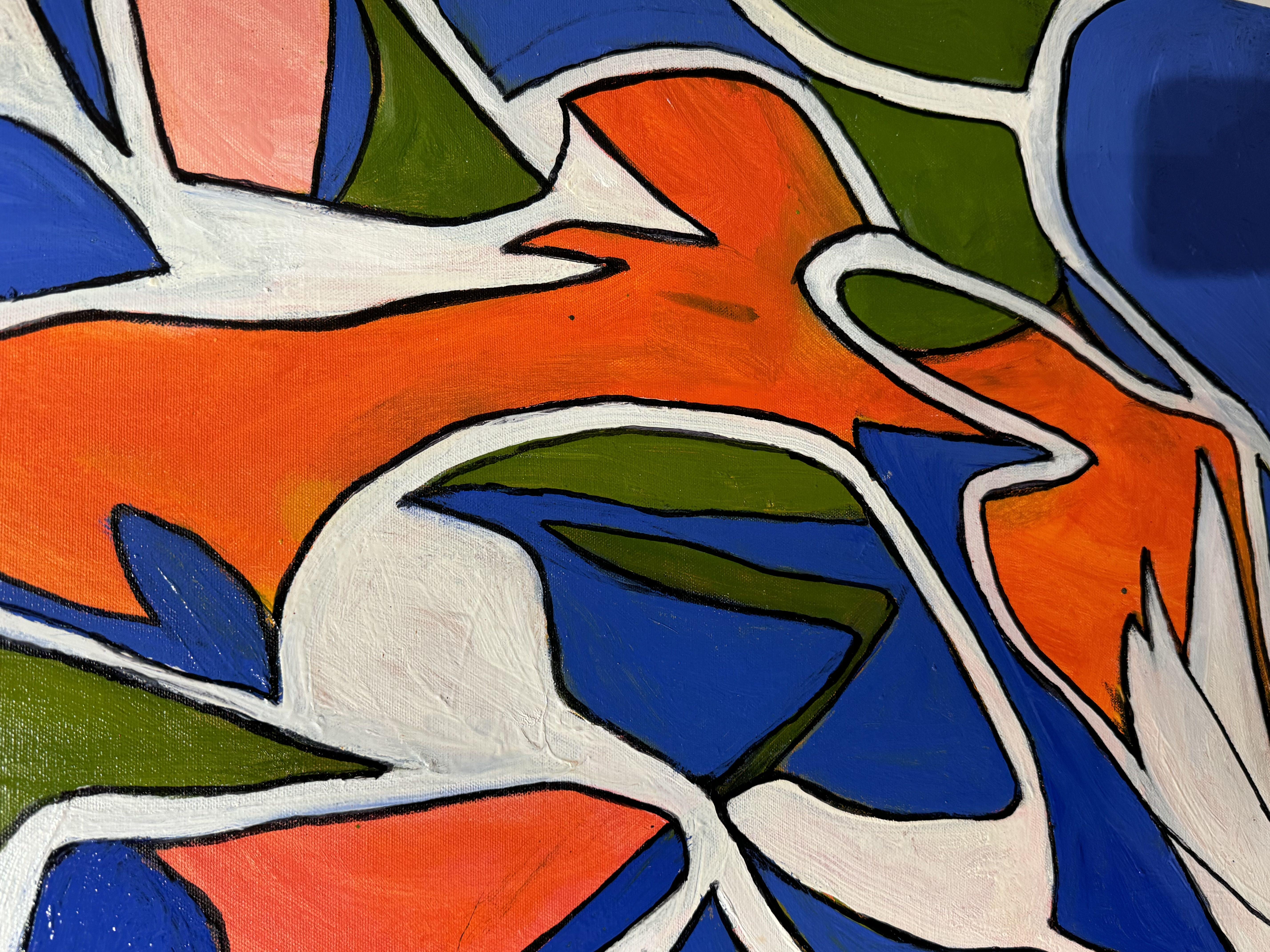 Olio su tela ispirato alla natura, alle osservazioni, ai viaggi, alla vita, alla teoria dei colori e ai sogni. I miei dipinti astratti mirano a creare emozioni per lo spettatore attraverso un'esplorazione concentrata. Ogni dipinto è ispirato alla