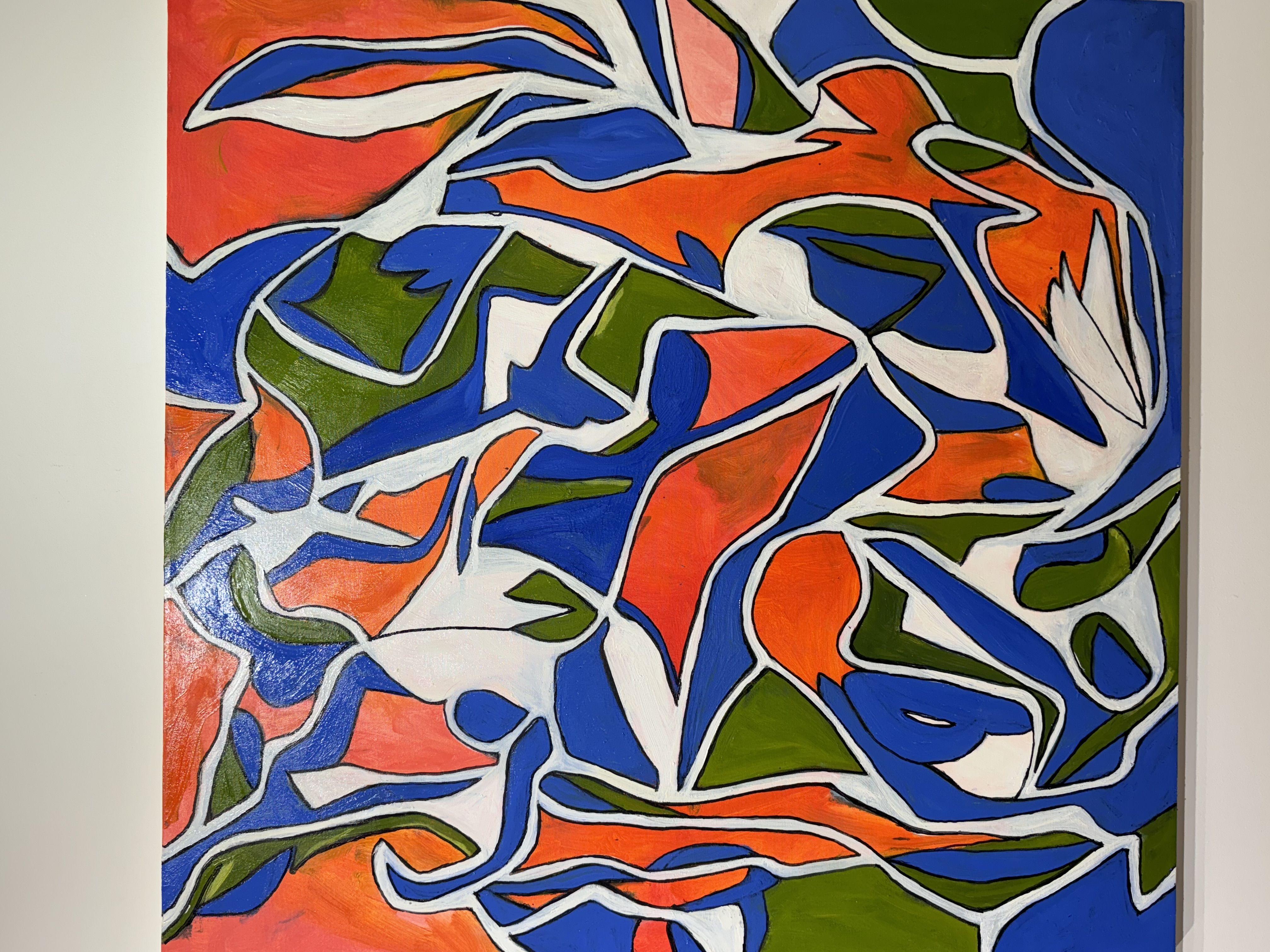 Il sogno dell'estate in inverno, Pittura, Olio su tela in vendita 2