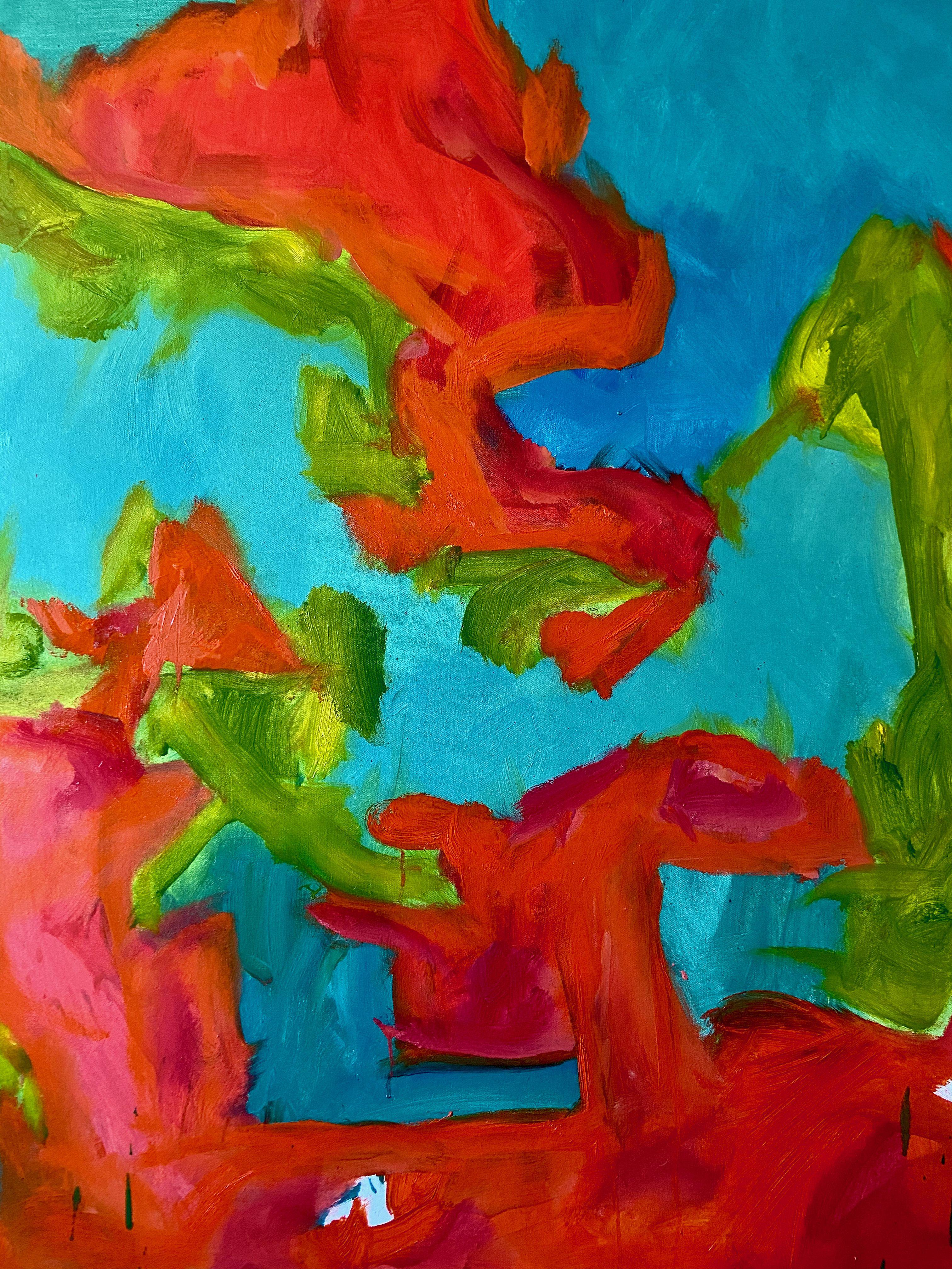 Steven Miller Abstract Painting - There, Painting, Oil on Canvas