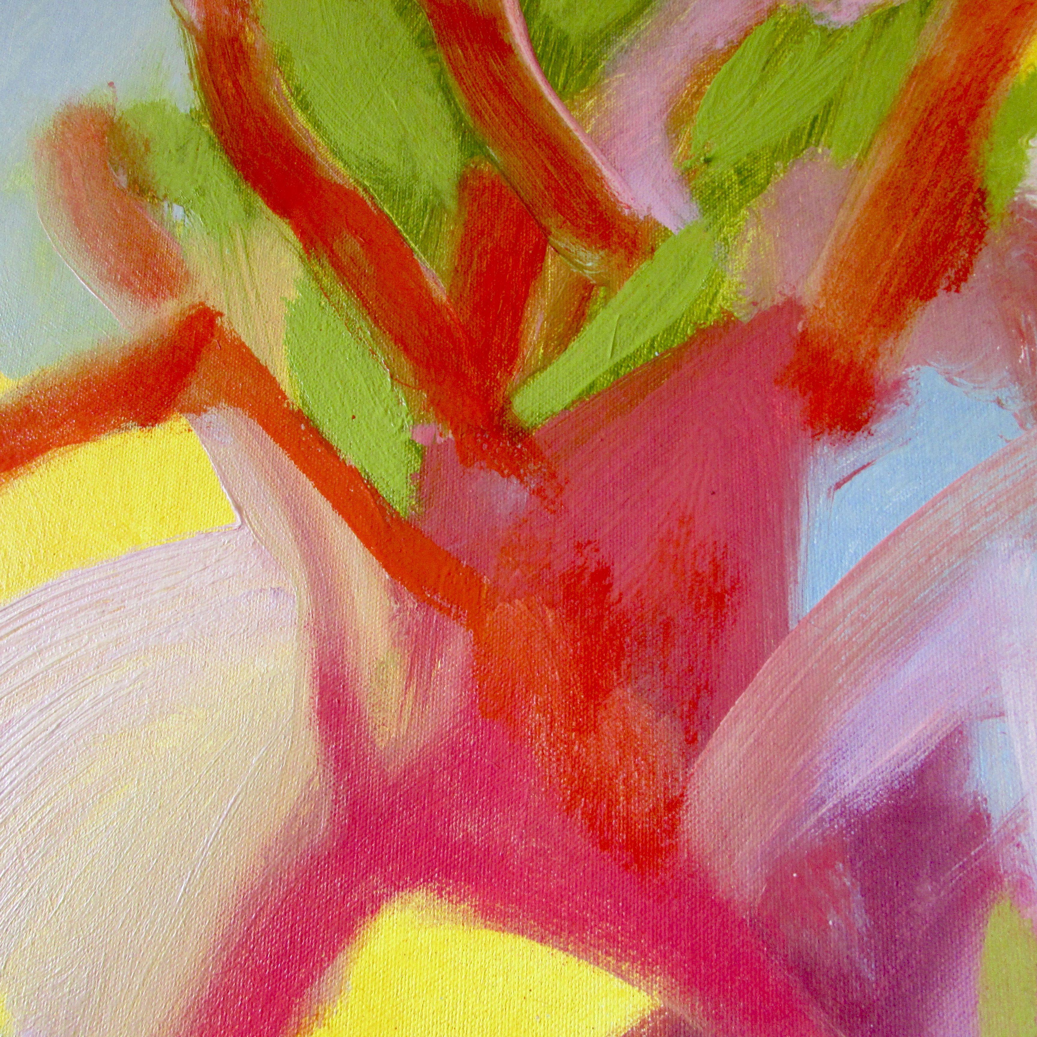 Pensavo di averti sentito ridere, Pittura, Olio su tela - Painting Astratto di Steven Miller