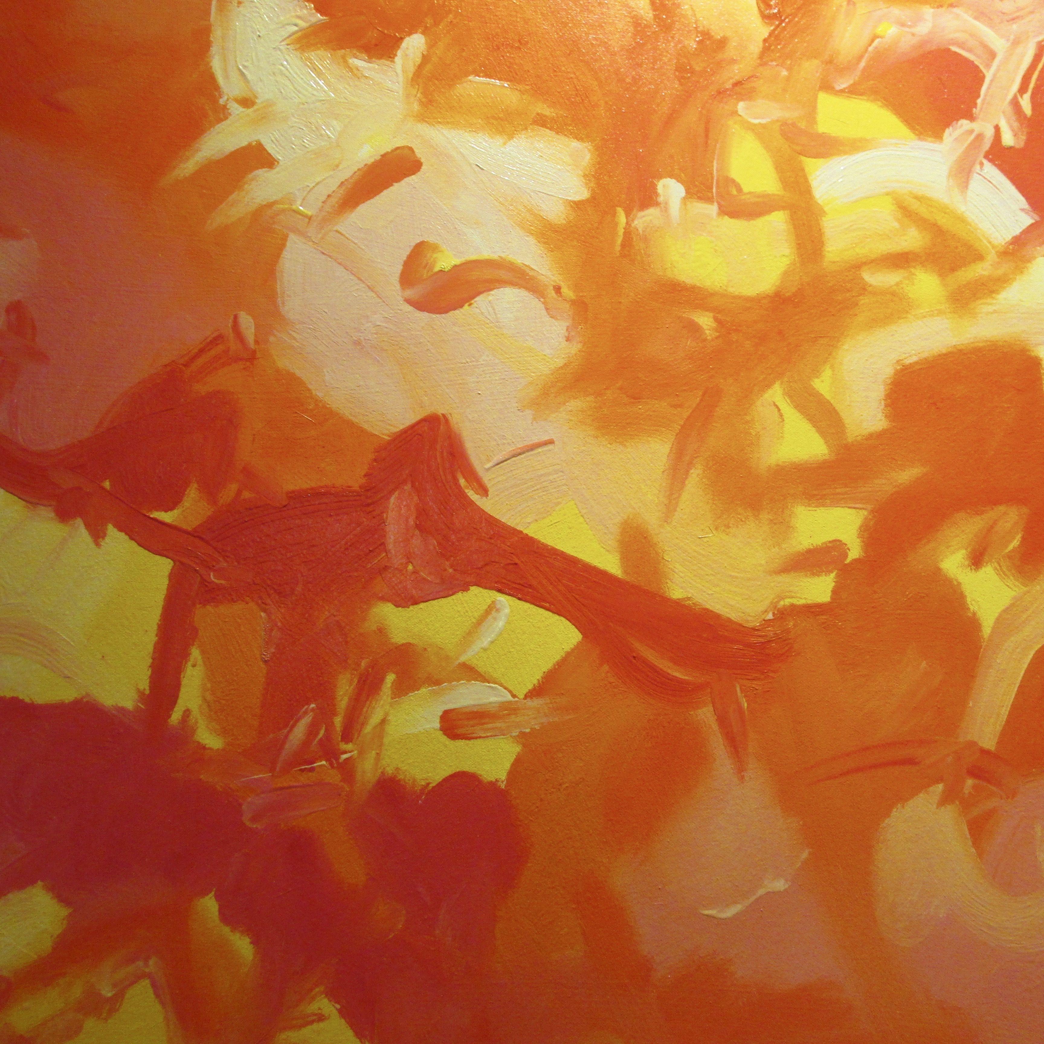 Attraverso U, Pittura, Olio su tela - Painting di Steven Miller