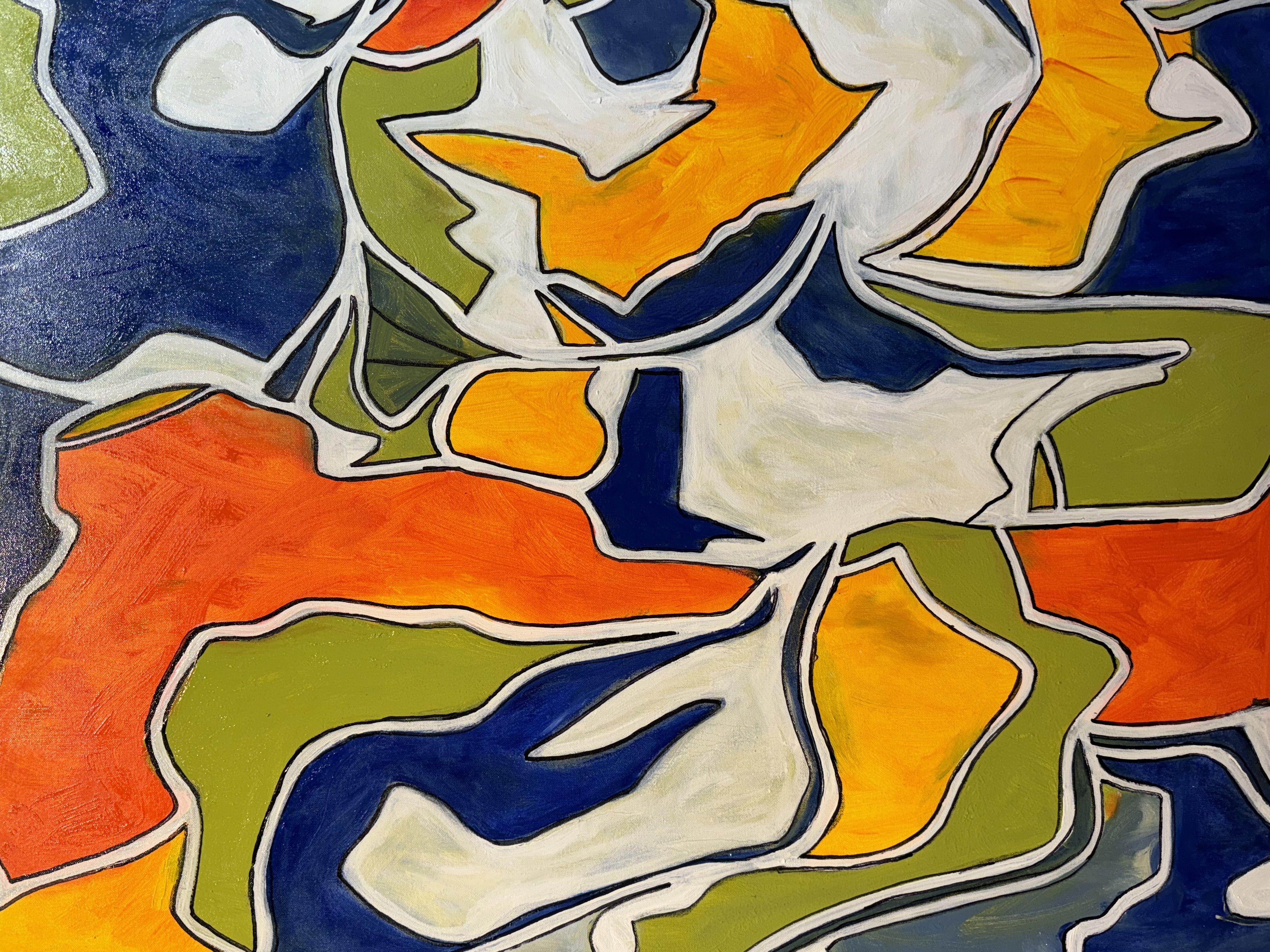 Fino al Maximum, Pittura, Olio su tela - Painting di Steven Miller
