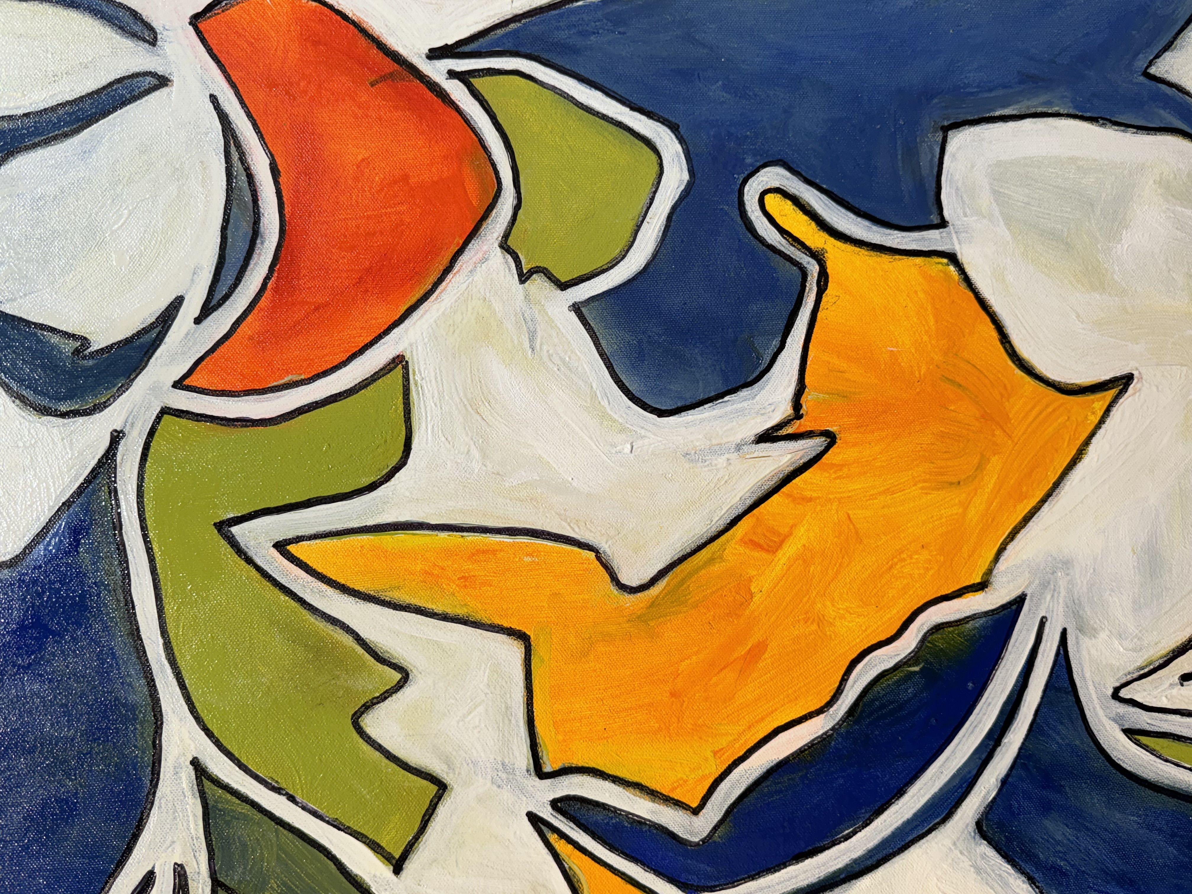 Olio su tela ispirato alla natura, alle osservazioni, ai viaggi, alla vita, alla teoria dei colori e ai sogni. I miei dipinti astratti mirano a creare emozioni per lo spettatore attraverso un'esplorazione concentrata. Ogni dipinto è ispirato alla