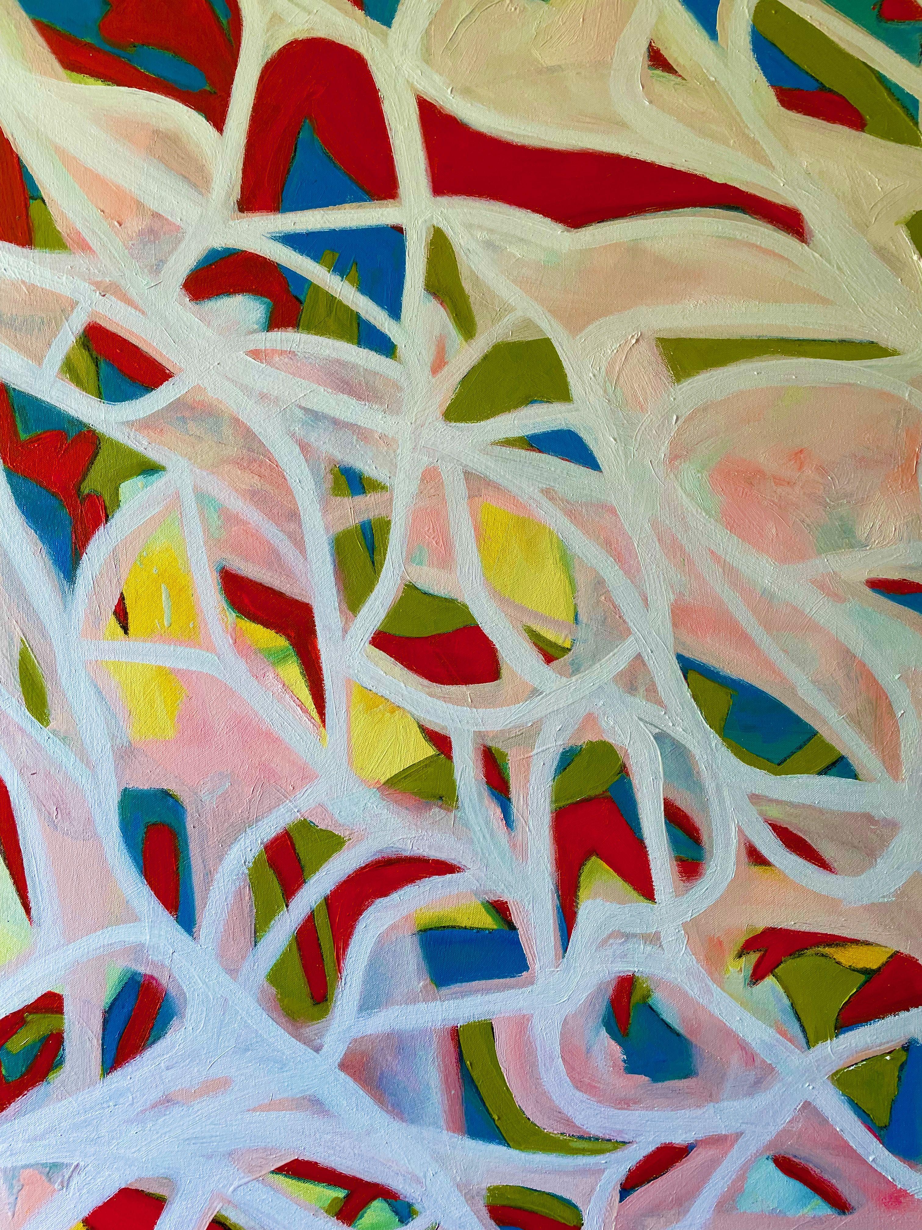 Up & Up di notte, Pittura, Olio su tela - Painting di Steven Miller