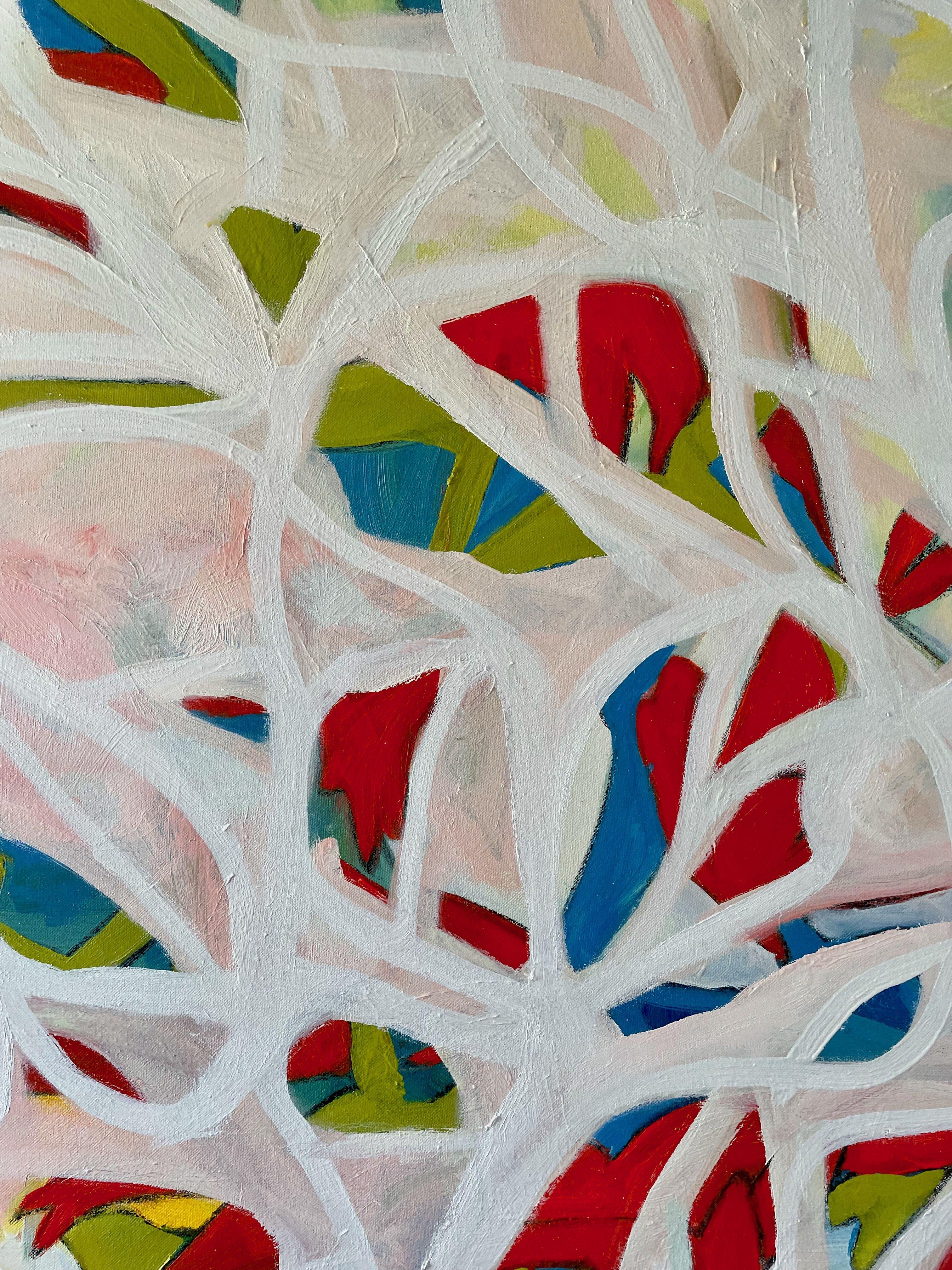 Up & Up di notte, Pittura, Olio su tela - Painting Astratto di Steven Miller