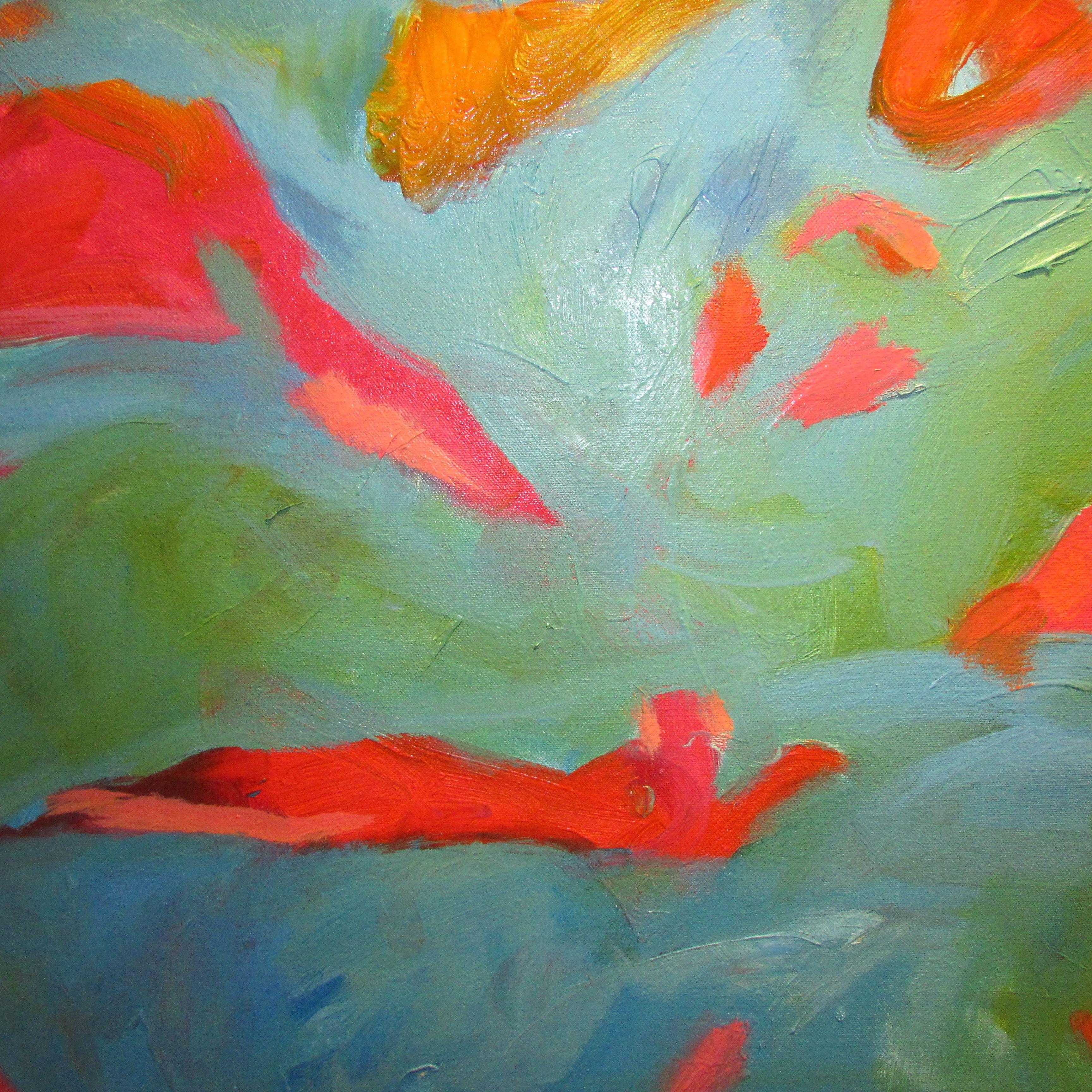 Mentre siamo ancora giovani, Pittura, Olio su tela - Painting di Steven Miller
