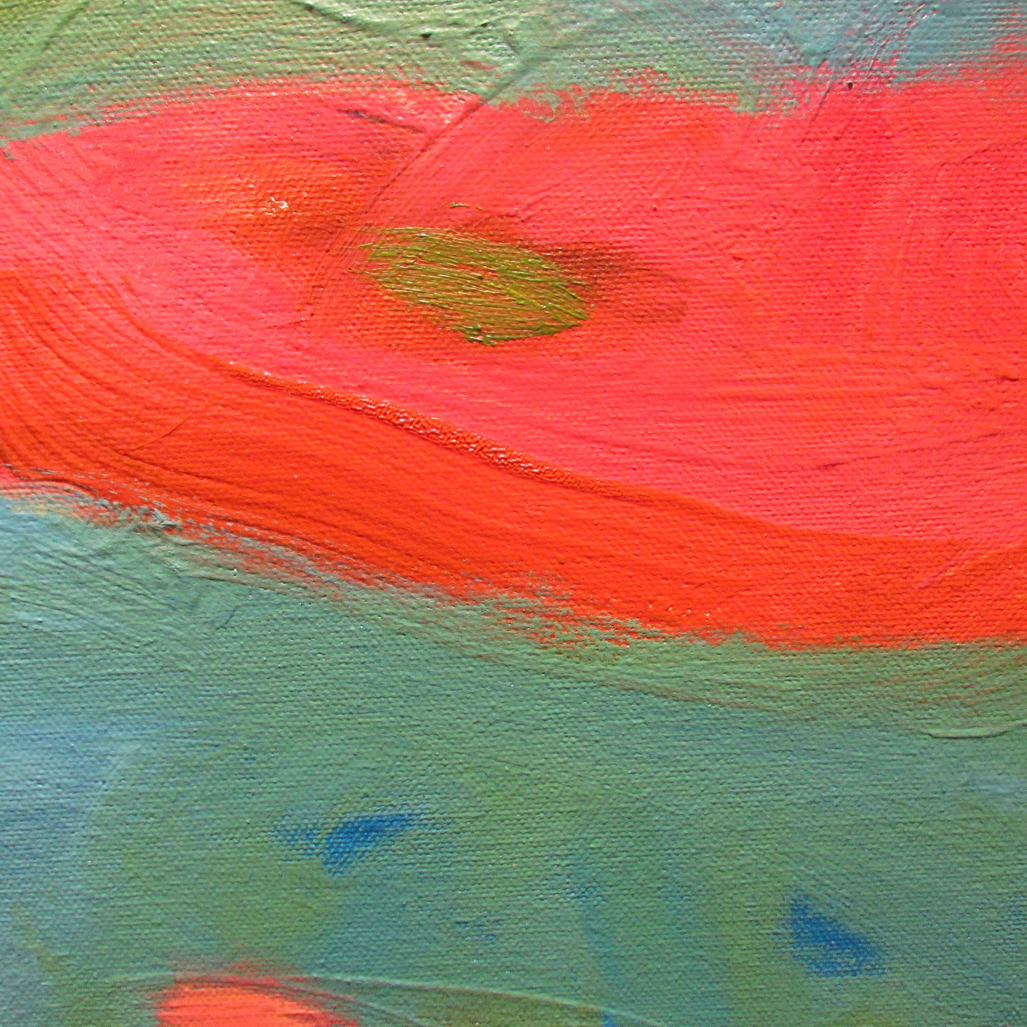 Mentre siamo ancora giovani, Pittura, Olio su tela - Painting Astratto di Steven Miller