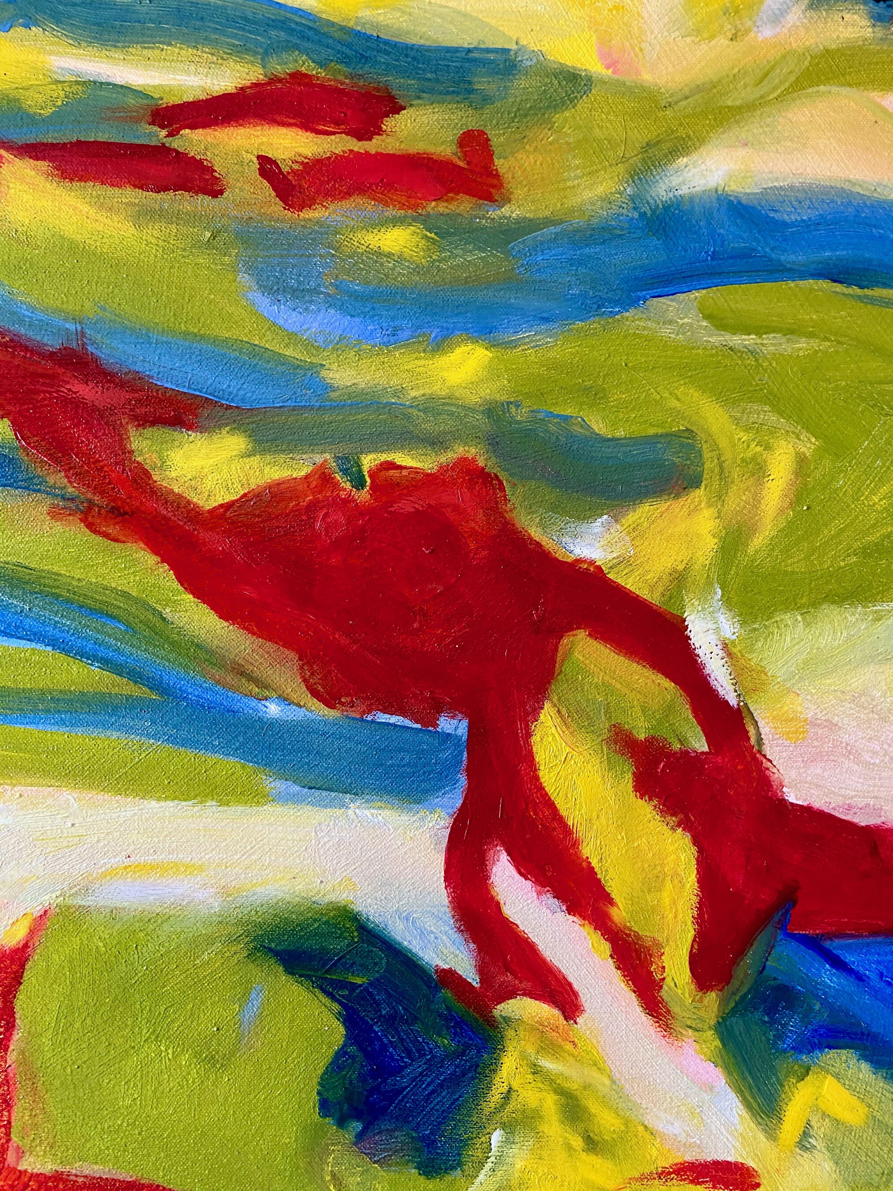 Merveillement III, Peinture, Huile sur Toile - Abstrait Painting par Steven Miller
