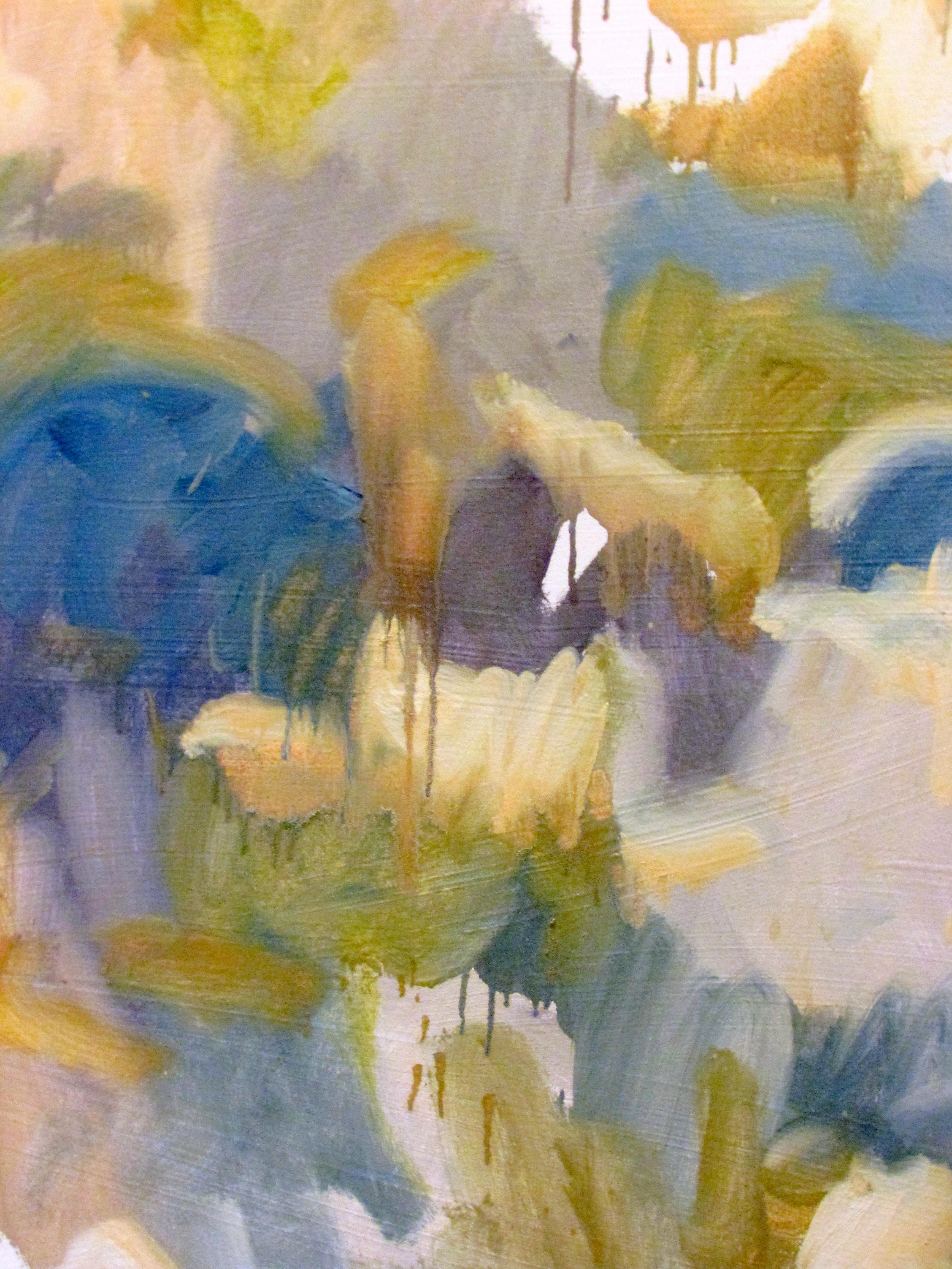 Steven Miller Abstract Painting - Your Whispers Sound Like The Wind, Painting, Oil on Canvas