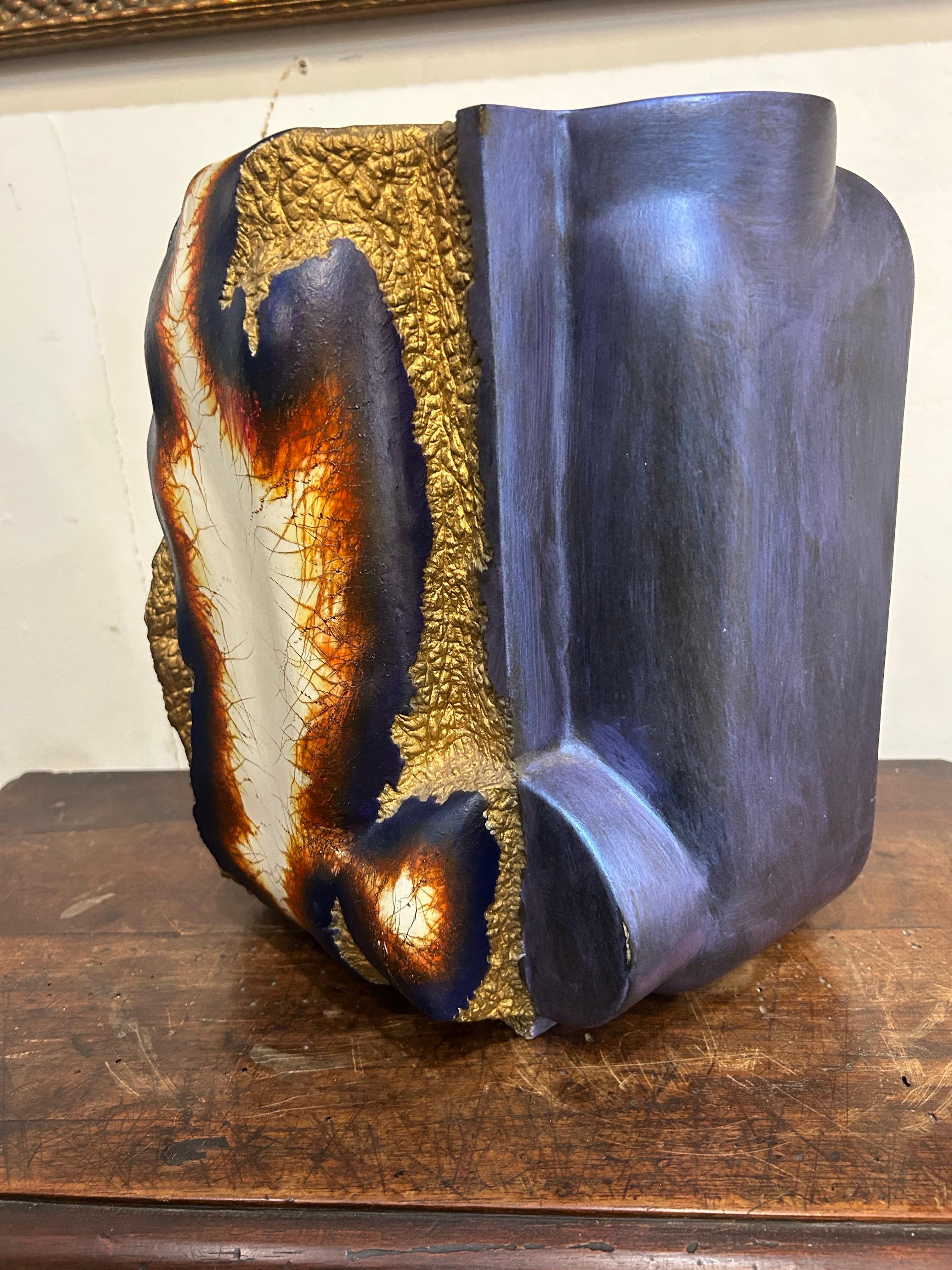 Steven Montgomery. Painted Ceramic Sculpture..