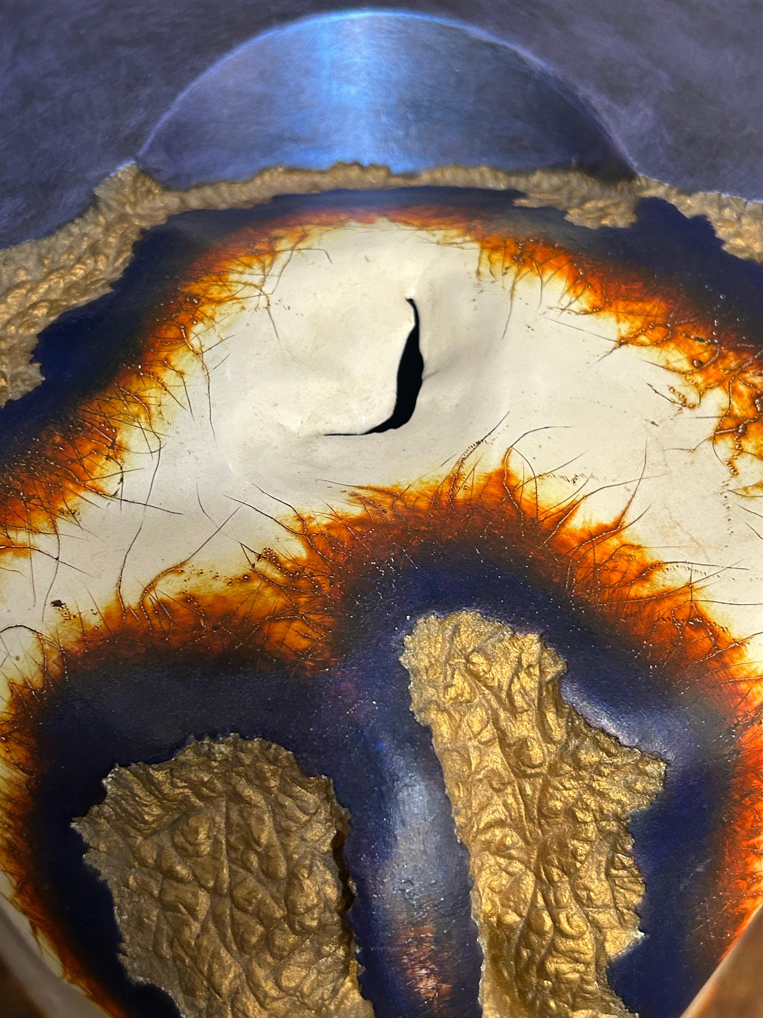 Steven Montgomery. Painted Ceramic Sculpture..