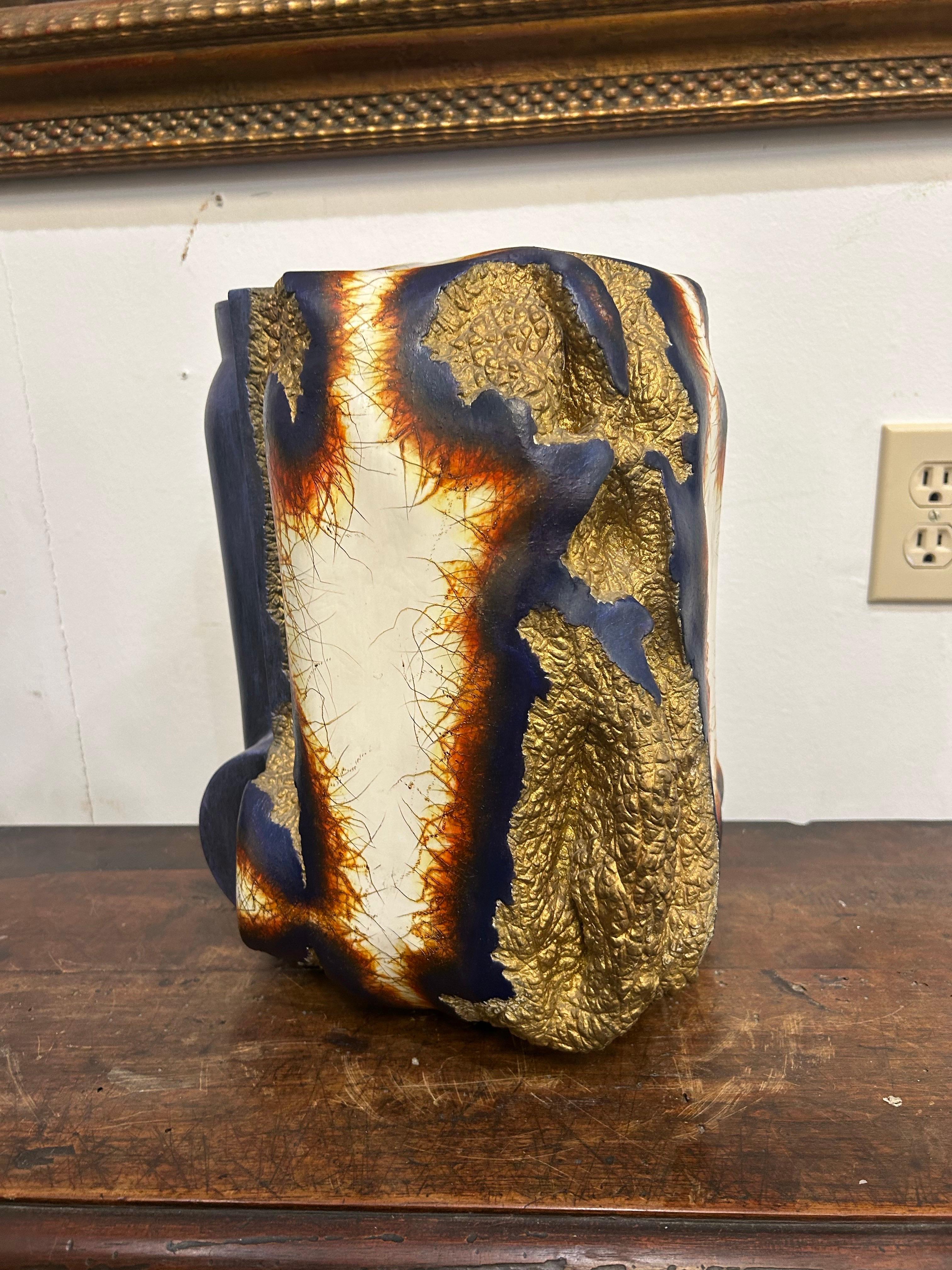 Steven Montgomery. Painted Ceramic Sculpture..