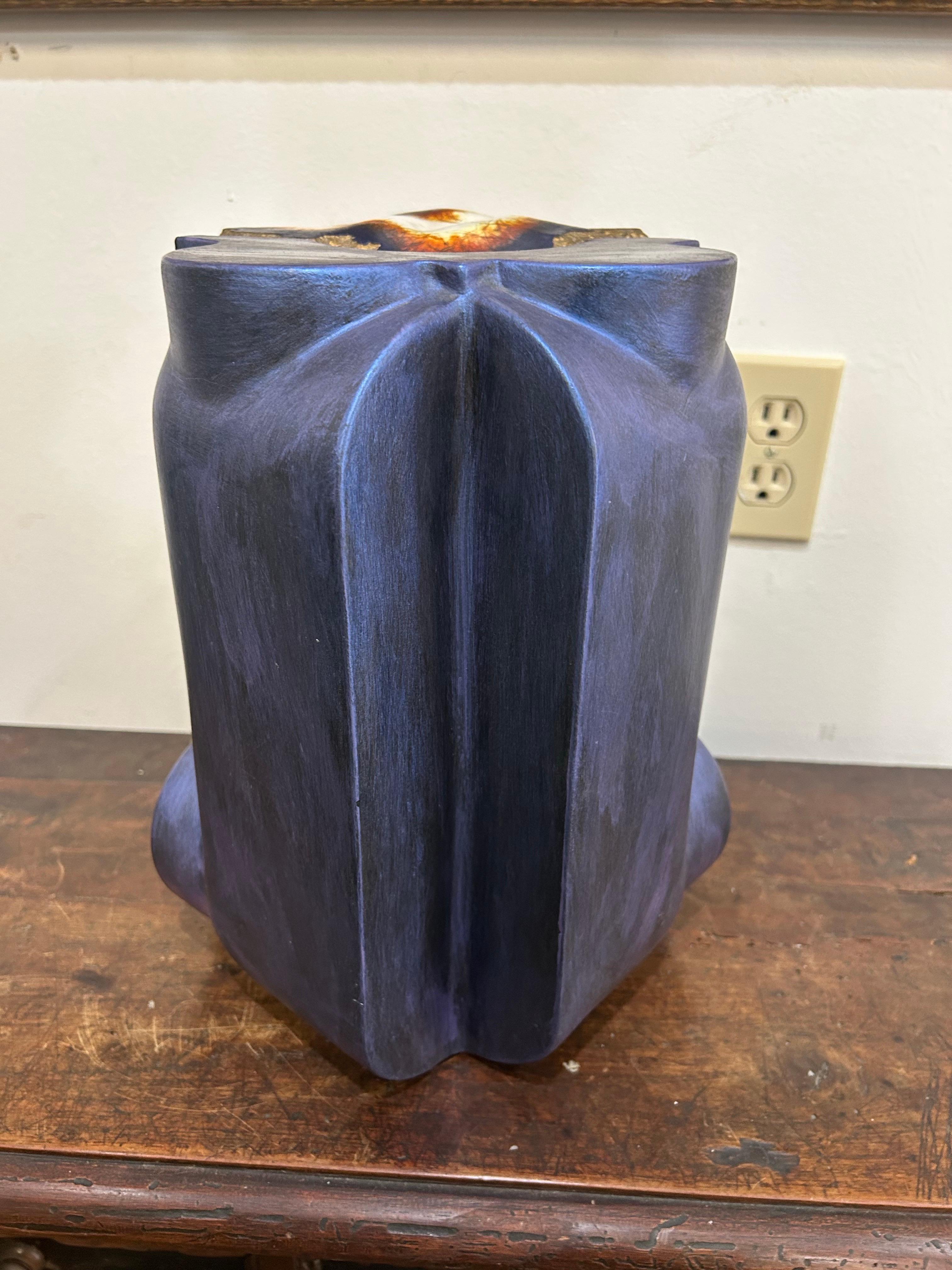 Steven Montgomery. Painted Ceramic Sculpture..