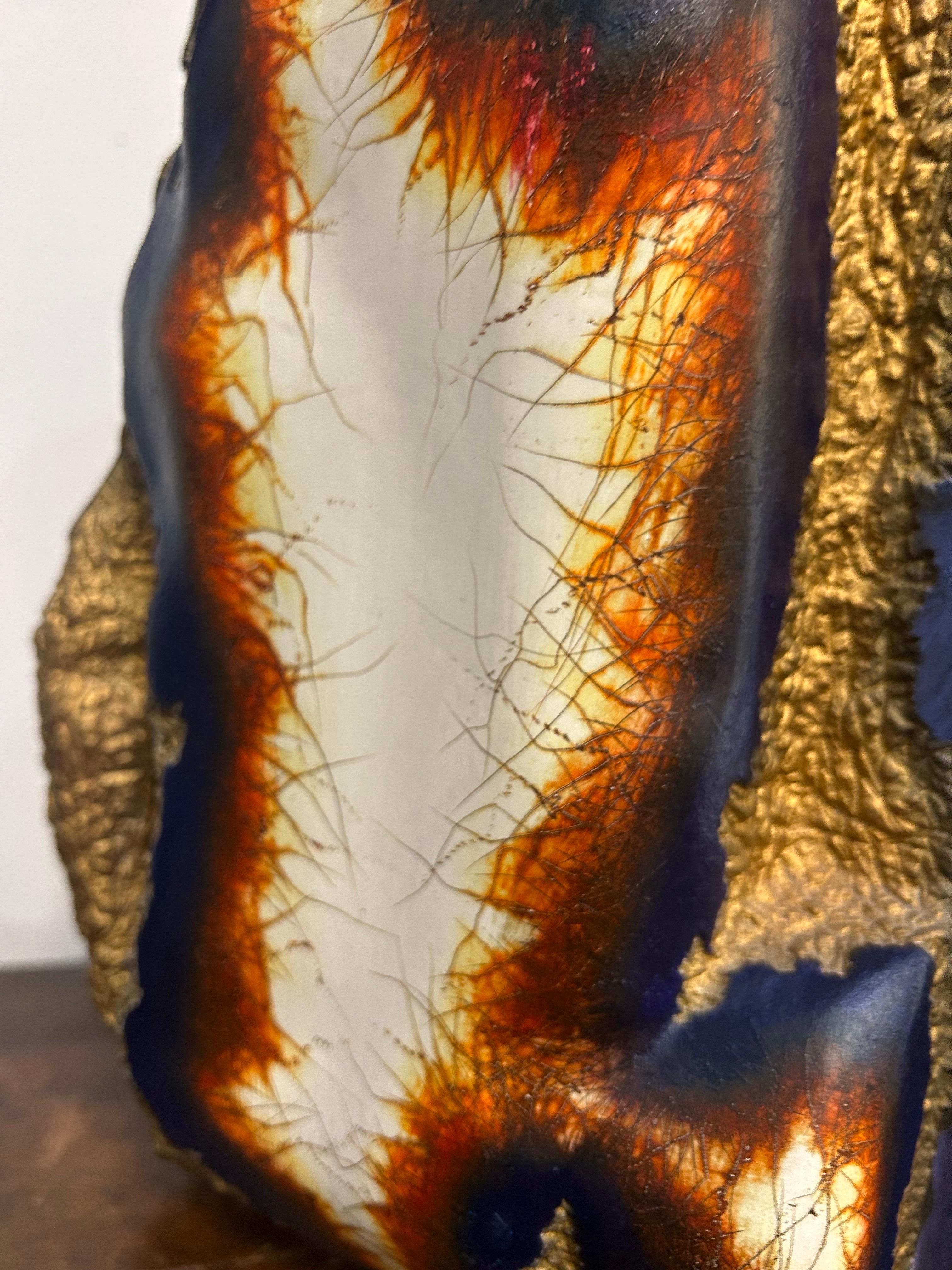 Steven Montgomery. Painted Ceramic Sculpture..