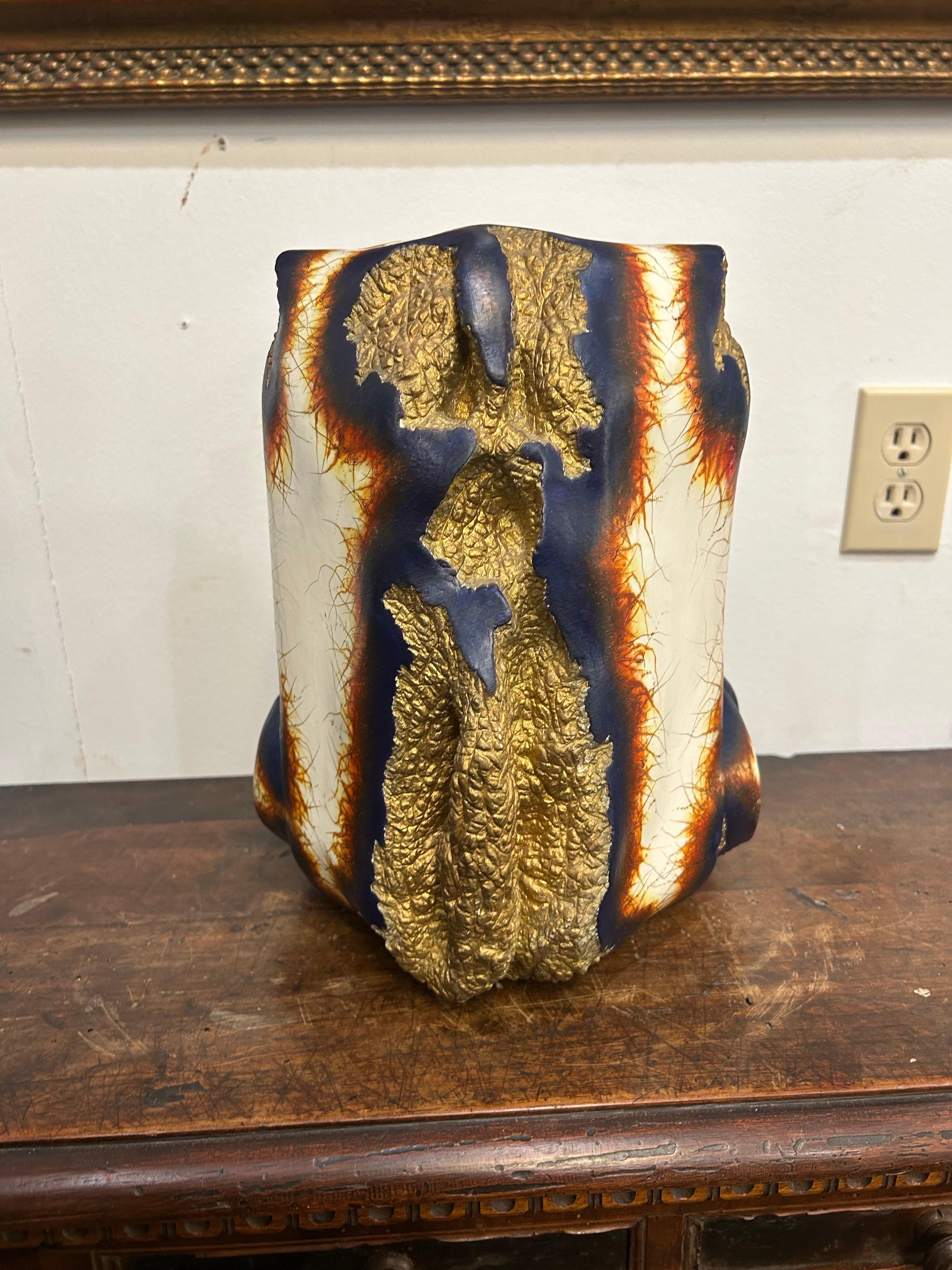 Steven Montgomery. Painted Ceramic Sculpture..
