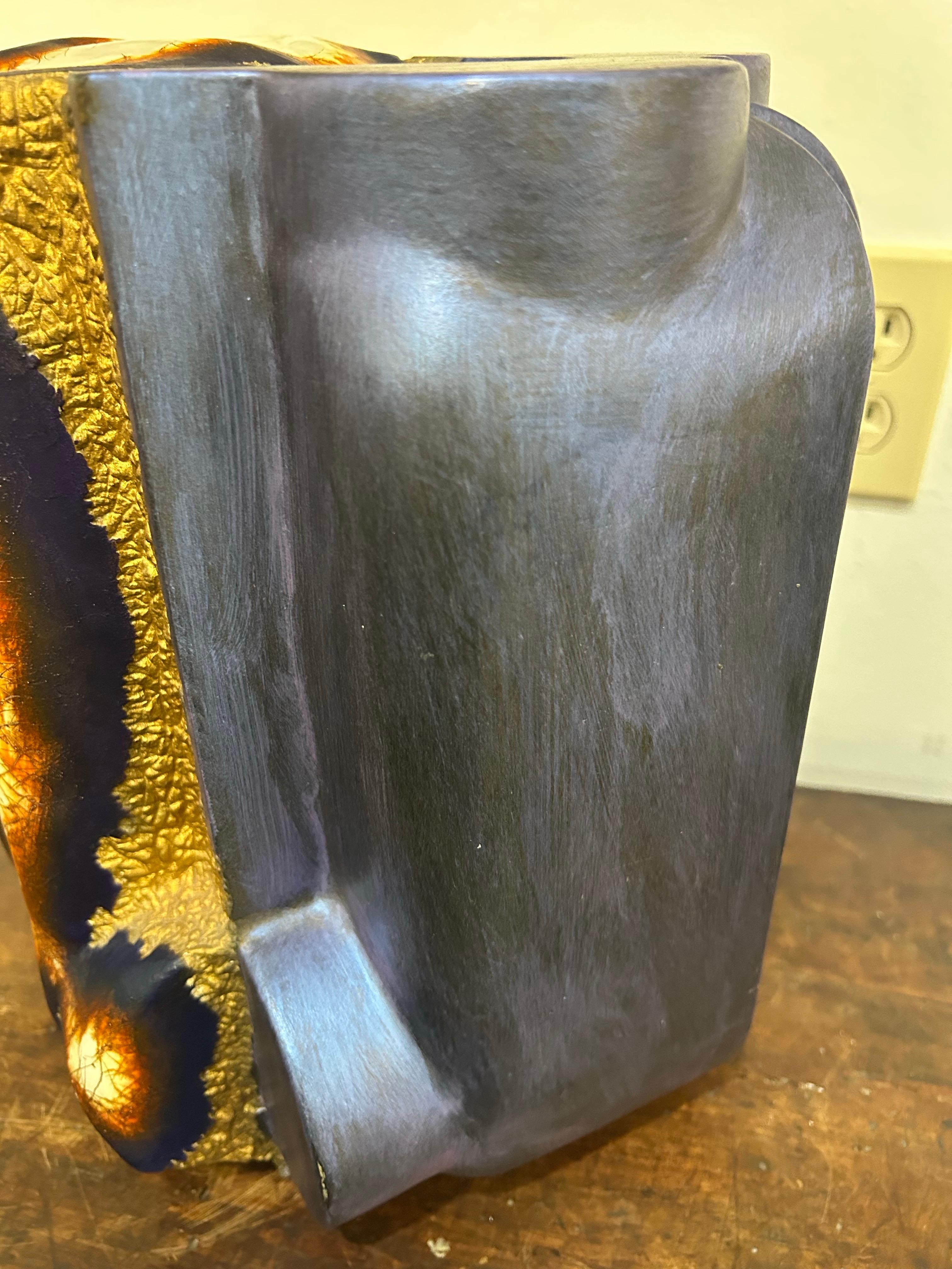 Steven Montgomery. Painted Ceramic Sculpture..