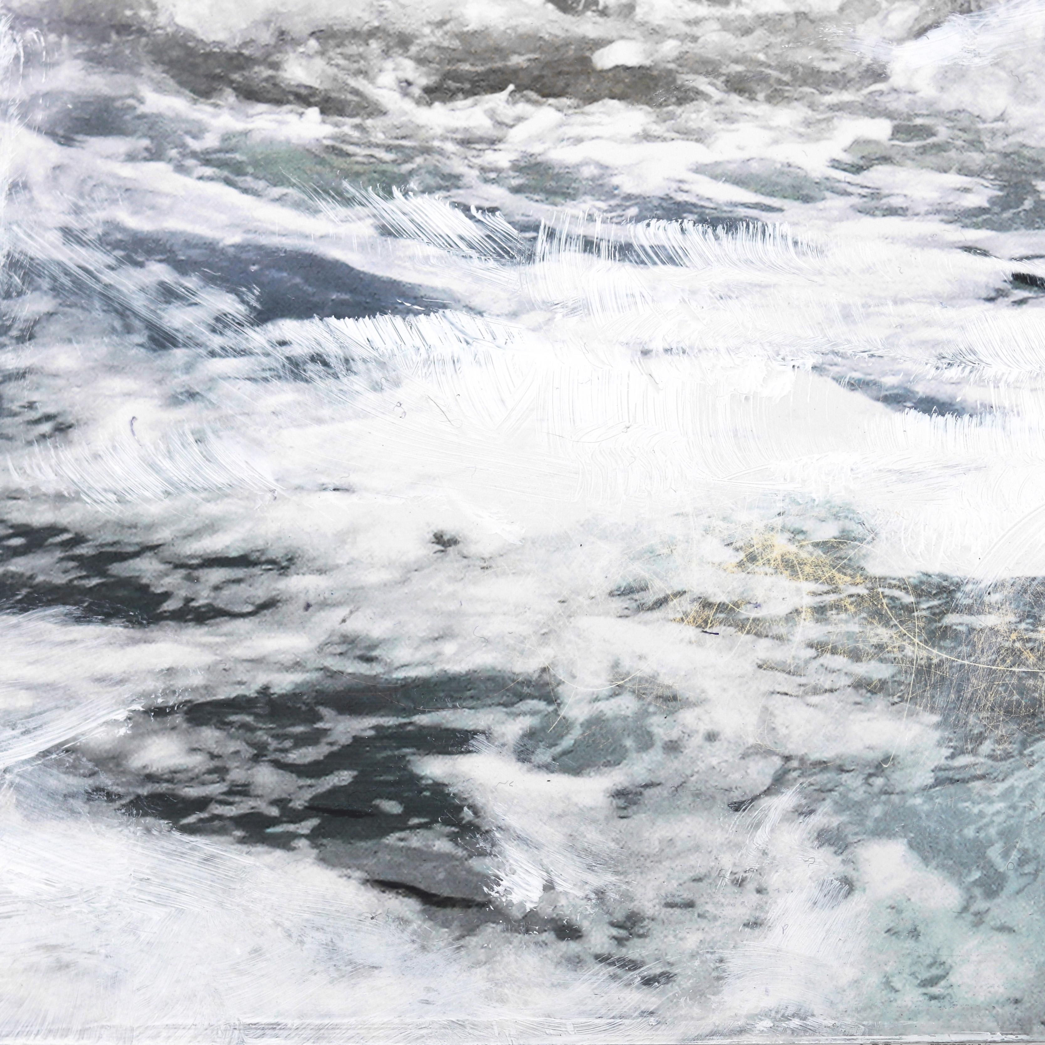 Heart & Soul Opens No. 1 - Photorealistic Painting of Powerful Ocean Waves For Sale 4