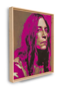 Steven Sebring Illumination Series "Patti Smith (pink)" Framed Chromogenic Print