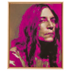Steven Sebring Illumination Series "Patti Smith (pink)" Framed Chromogenic Print